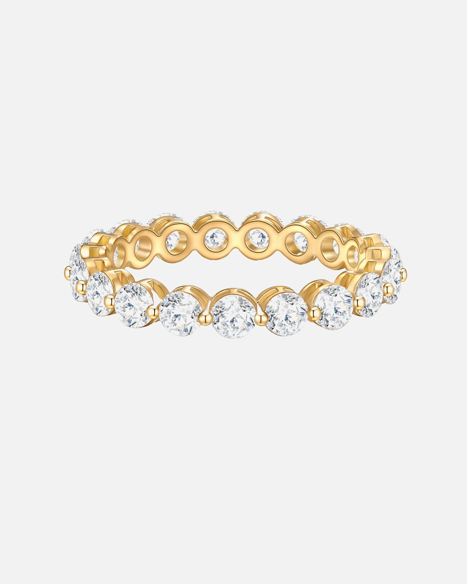 Pierścionek dla Kobieta Pierścionek Stop metali Żółte złoto 54