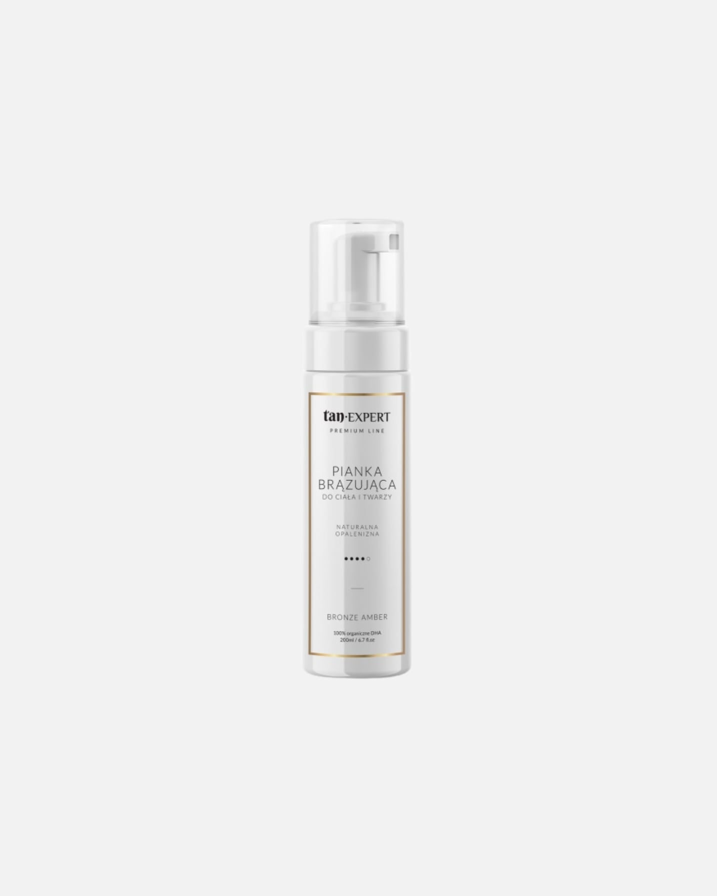 Samoopalacz dla Unisex TanExpert Default Brand Line Bronze Amber pianka samoopalająca z witaminą E i ekstraktem z granatu 200 ml