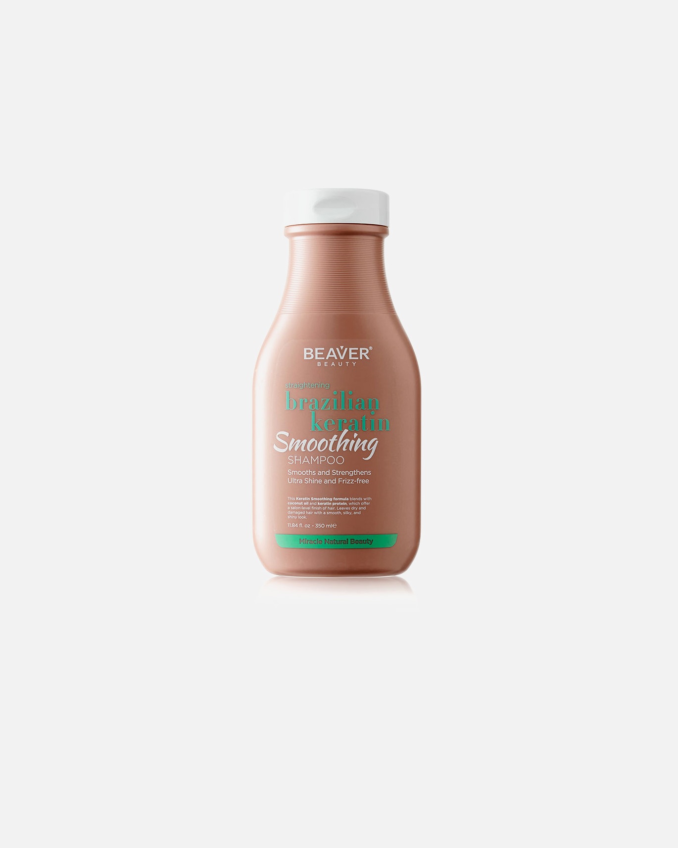 Szampon do włosów dla Unisex Beaver Szampon wygładzający BRAZILIAN KERATIN 350 ml