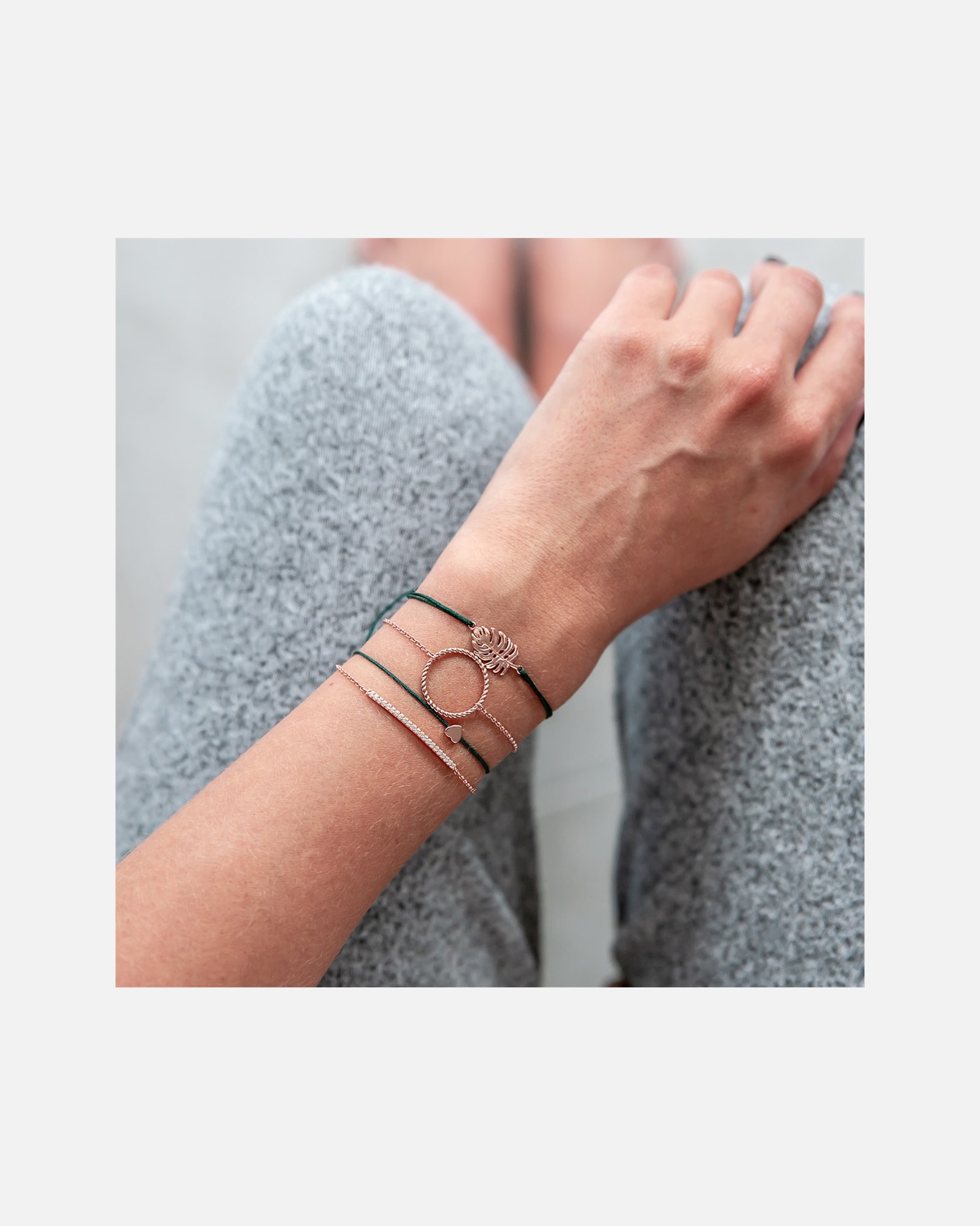 Bransoletka dla Kobieta Glanzstücke München Srebrna bransoleta Serce srebro wysokiej próby różowe złoto 15,0 - 22,0 cm, flexibel einstellbar