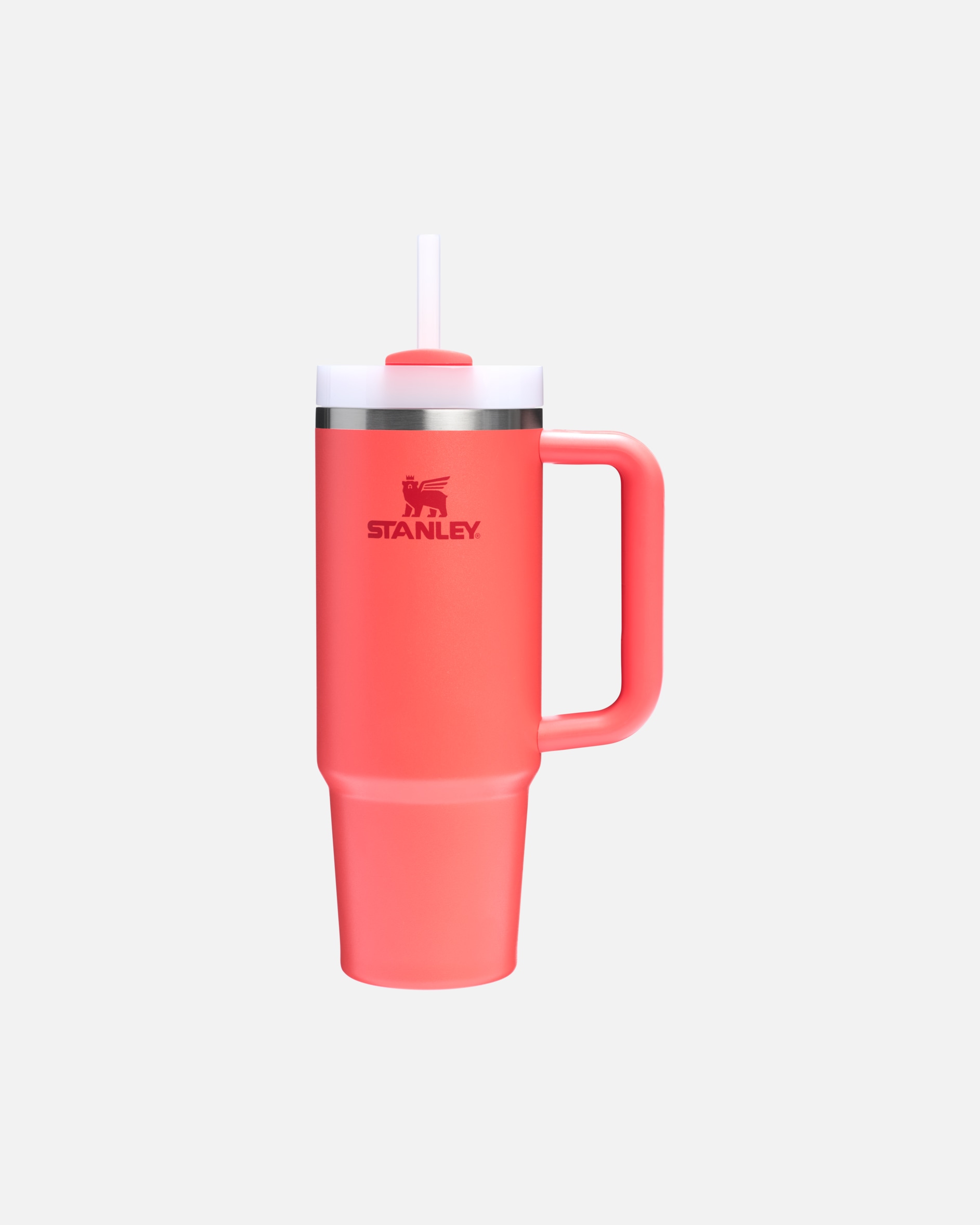 Bidon dla Unisex Stanley 1913 Kubek ze słomką 0,89L - THE QUENCHER H2.0 FLOWSTATE™ TUMBLER Hot Coral