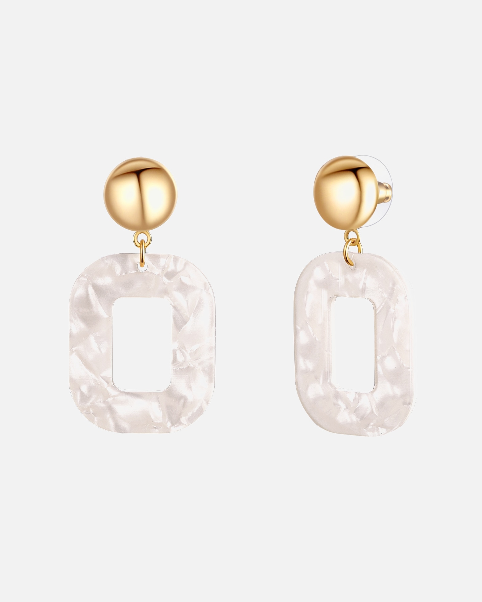 Kolczyki dla Kobieta Stop metali Akryl 47,5 mm