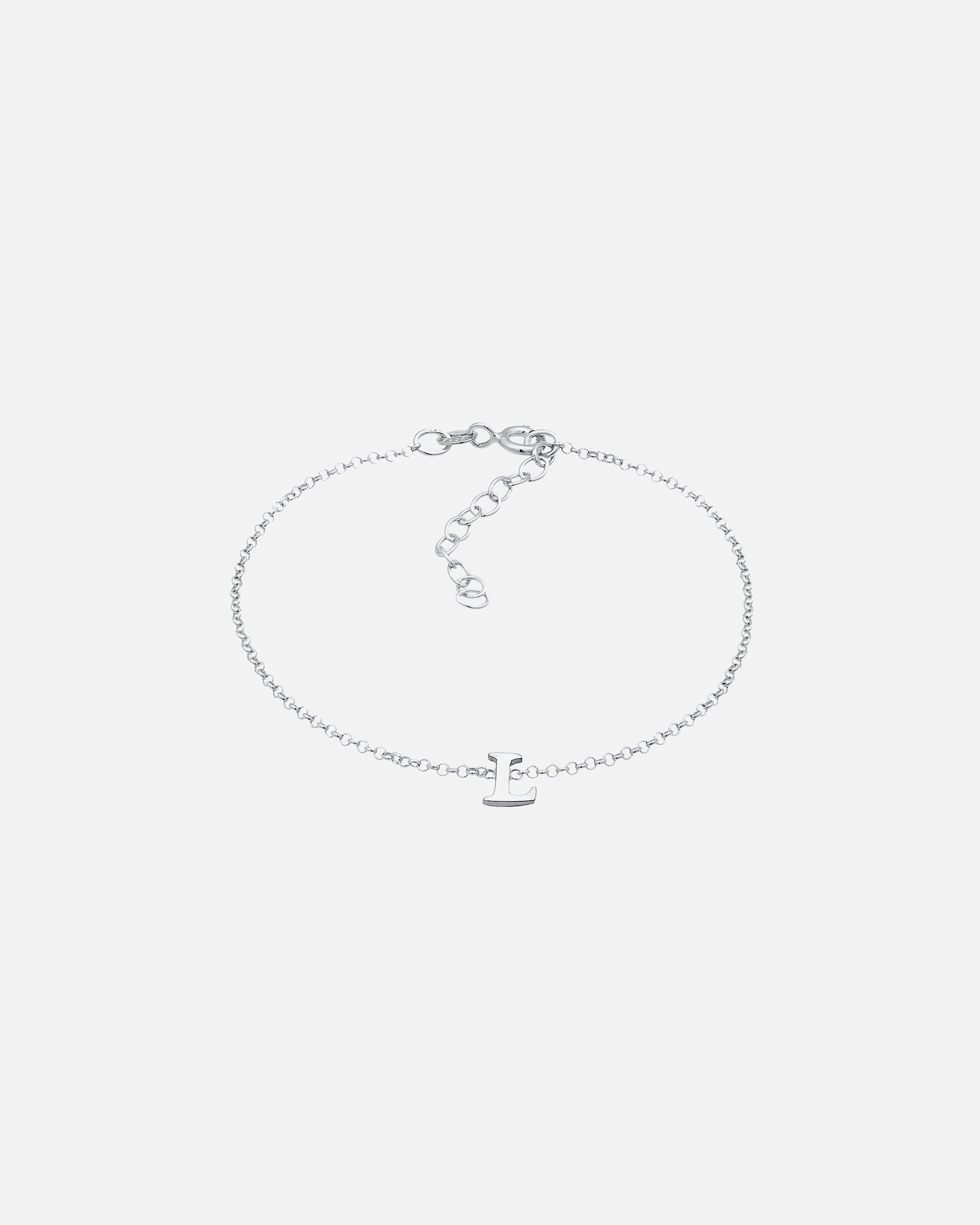 Bransoletka dla Kobieta Elli Damski wisior Litera L Basic w srebrze próby 925 Sterling Silver silberfarben
