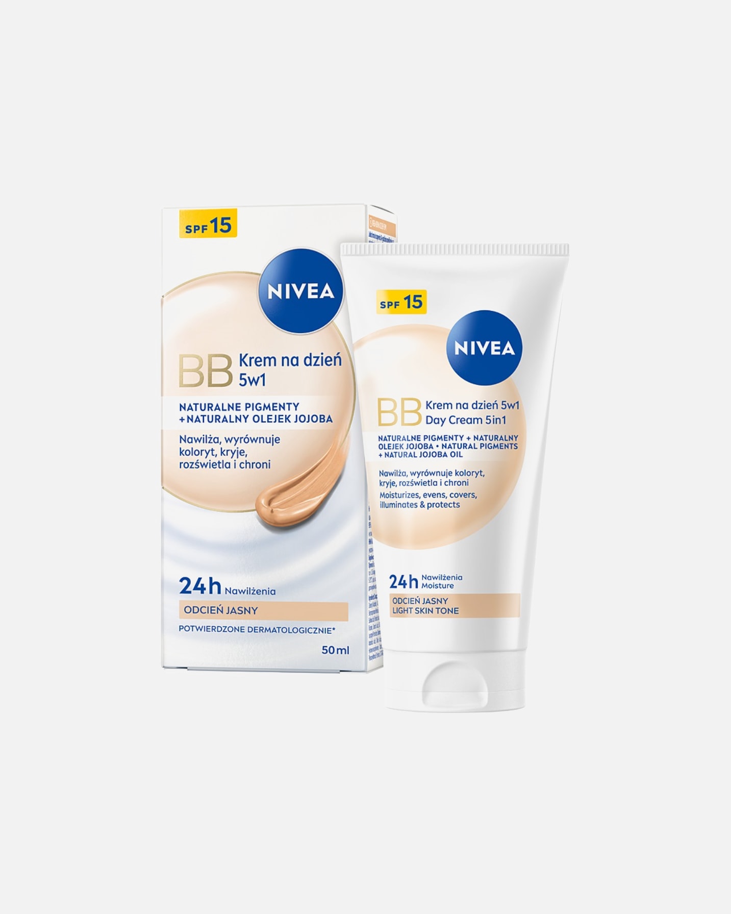 Krem BB dla Kobieta NIVEA Krem BB 5w1 na Dzień Jasny