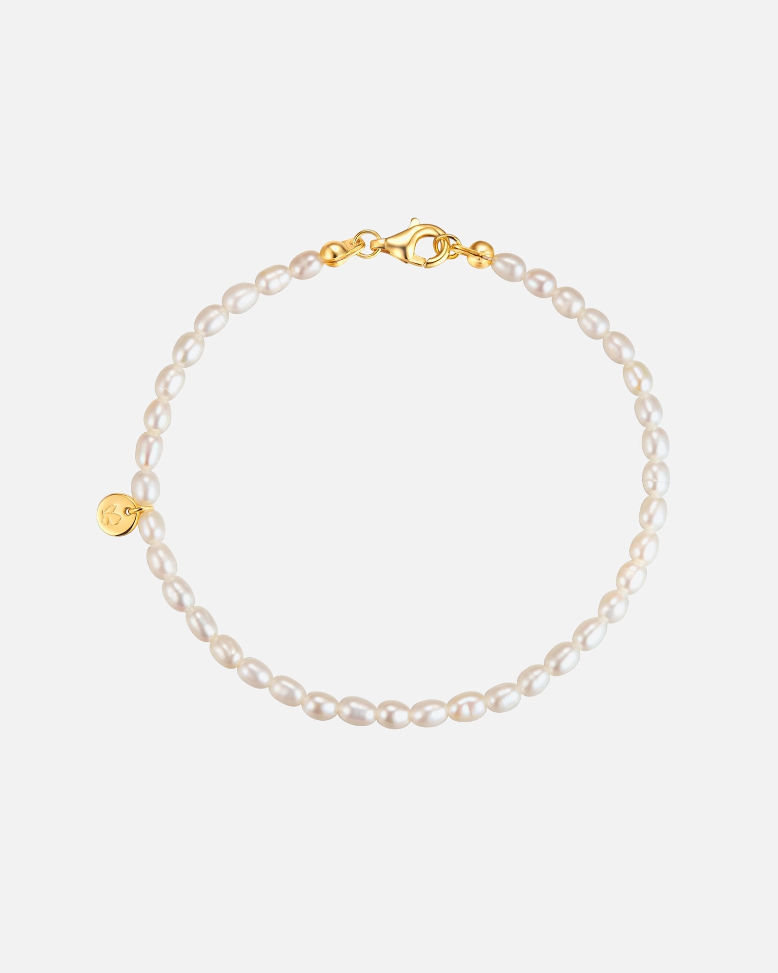 Bransoletka dla Kobieta Bransoletka z Srebro wysokiej próby w Żółte złoto 19 cm