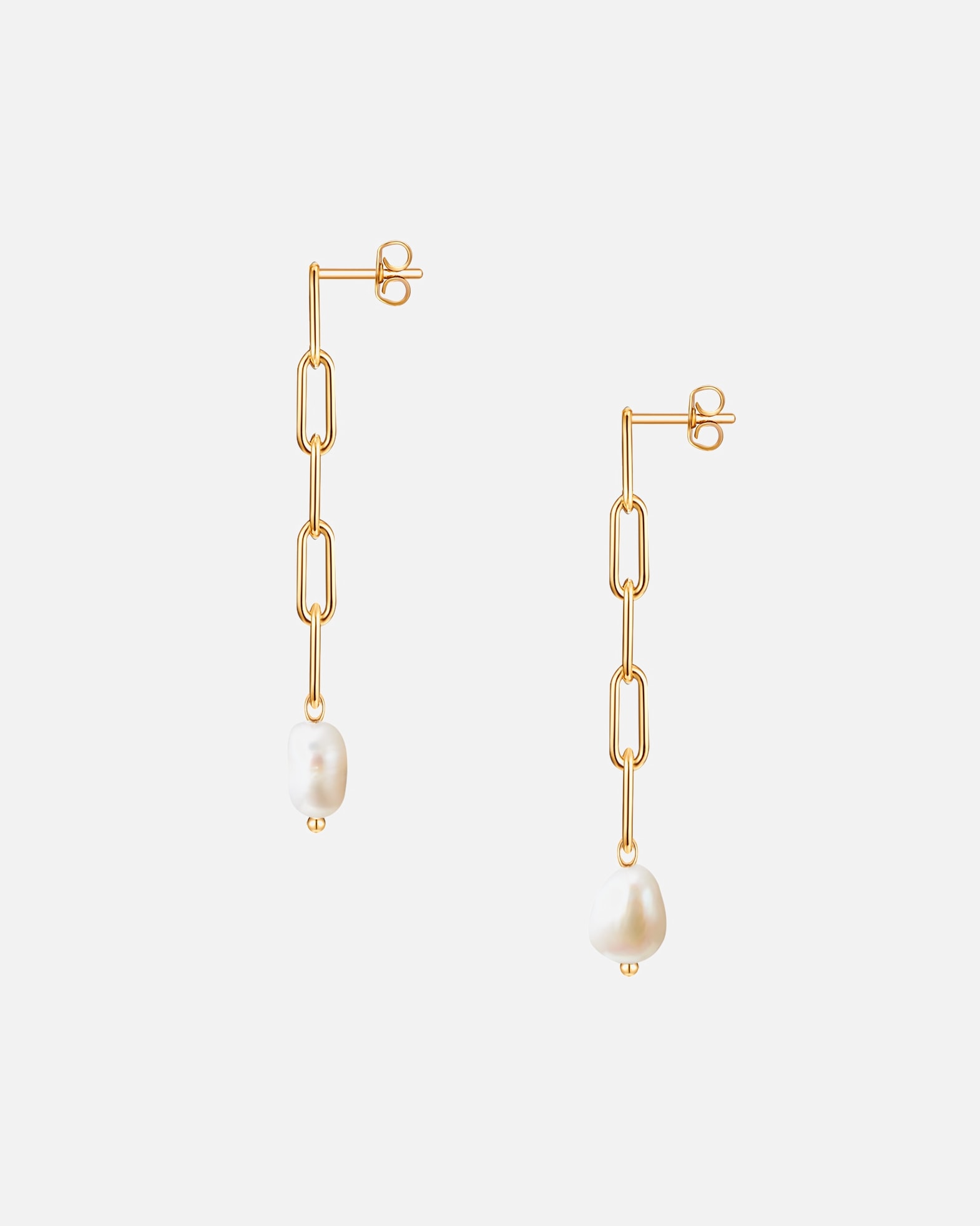 Kolczyki dla Kobieta Valero Pearls Stal nierdzewna Perła hodowlana słodkowodna 55,6 mm