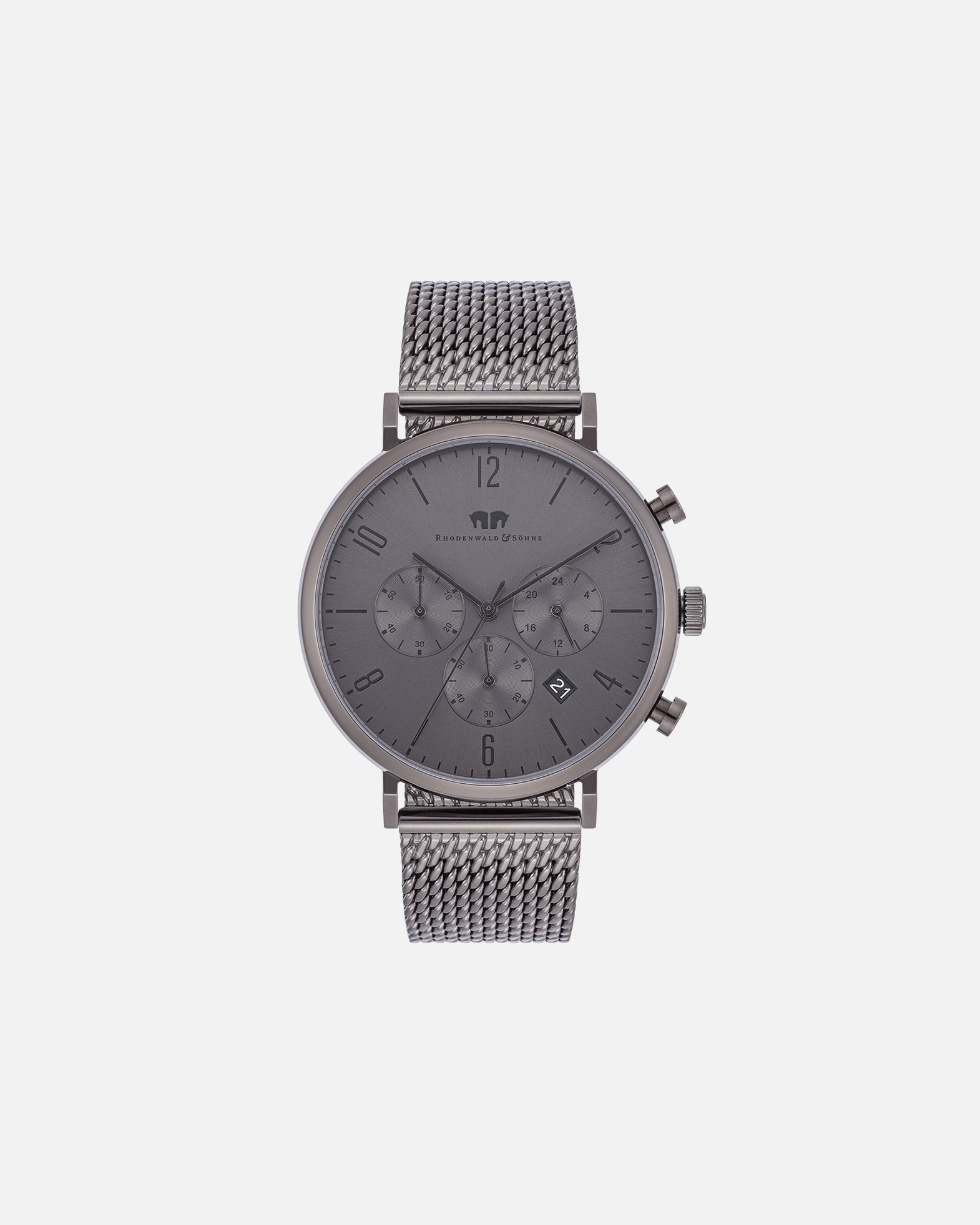 Zegar dla Mężczyzna Chronograf Arakon Szary Stal nierdzewna Szary 42,0 mm