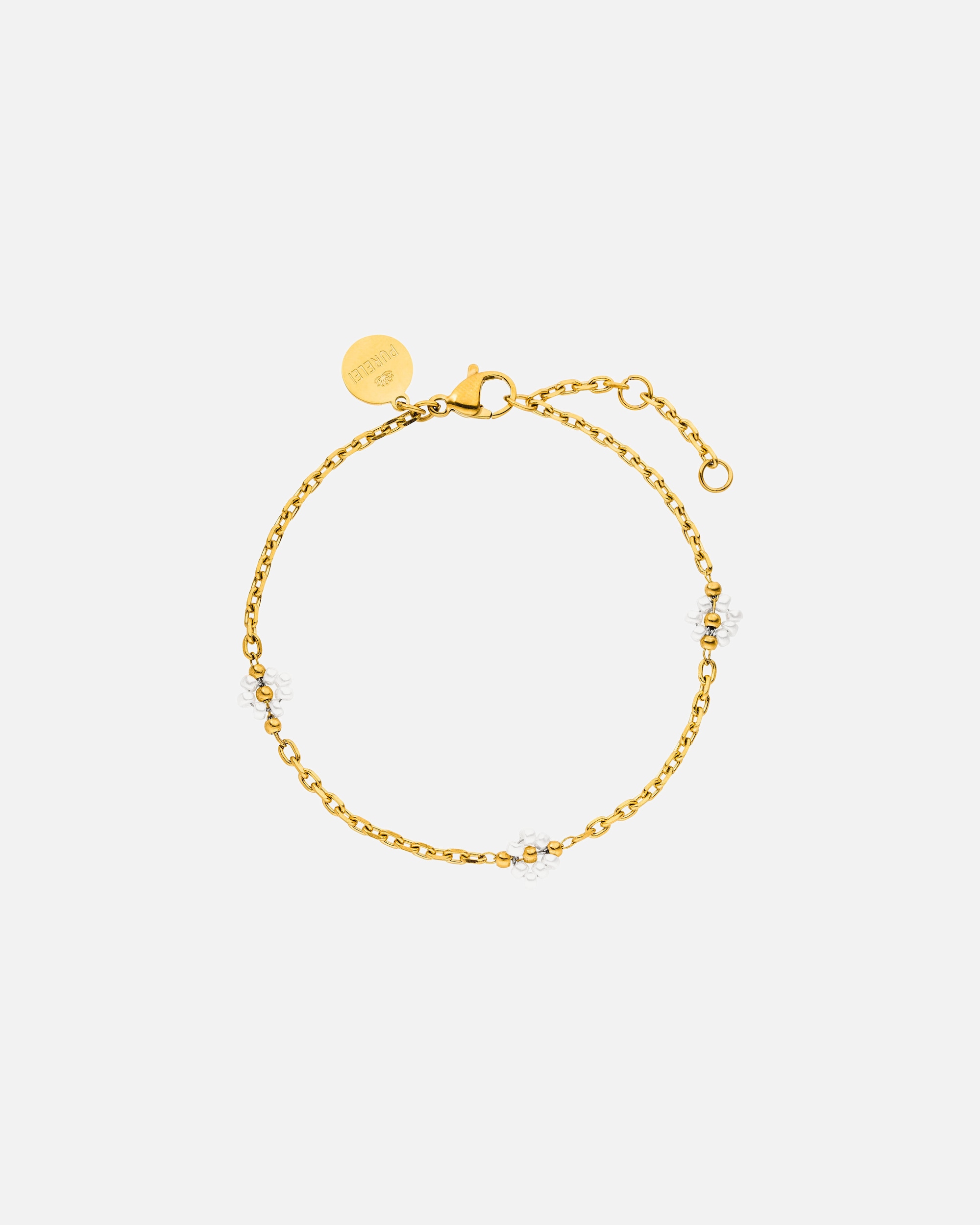 Bransoletka dla Kobieta Purelei Purelei Bransoletka Linen Blossom Złoto