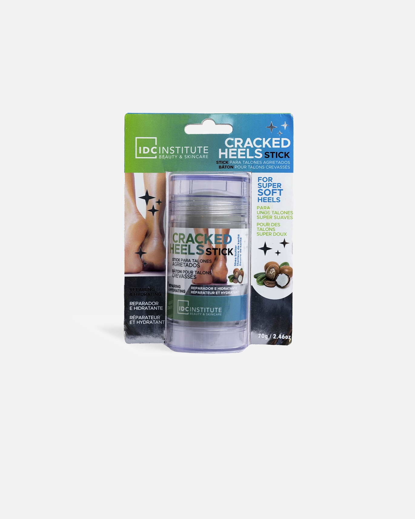 Krem do stóp dla Unisex IDC Pęknięty sztyft do pięt Masło shea 70 gr