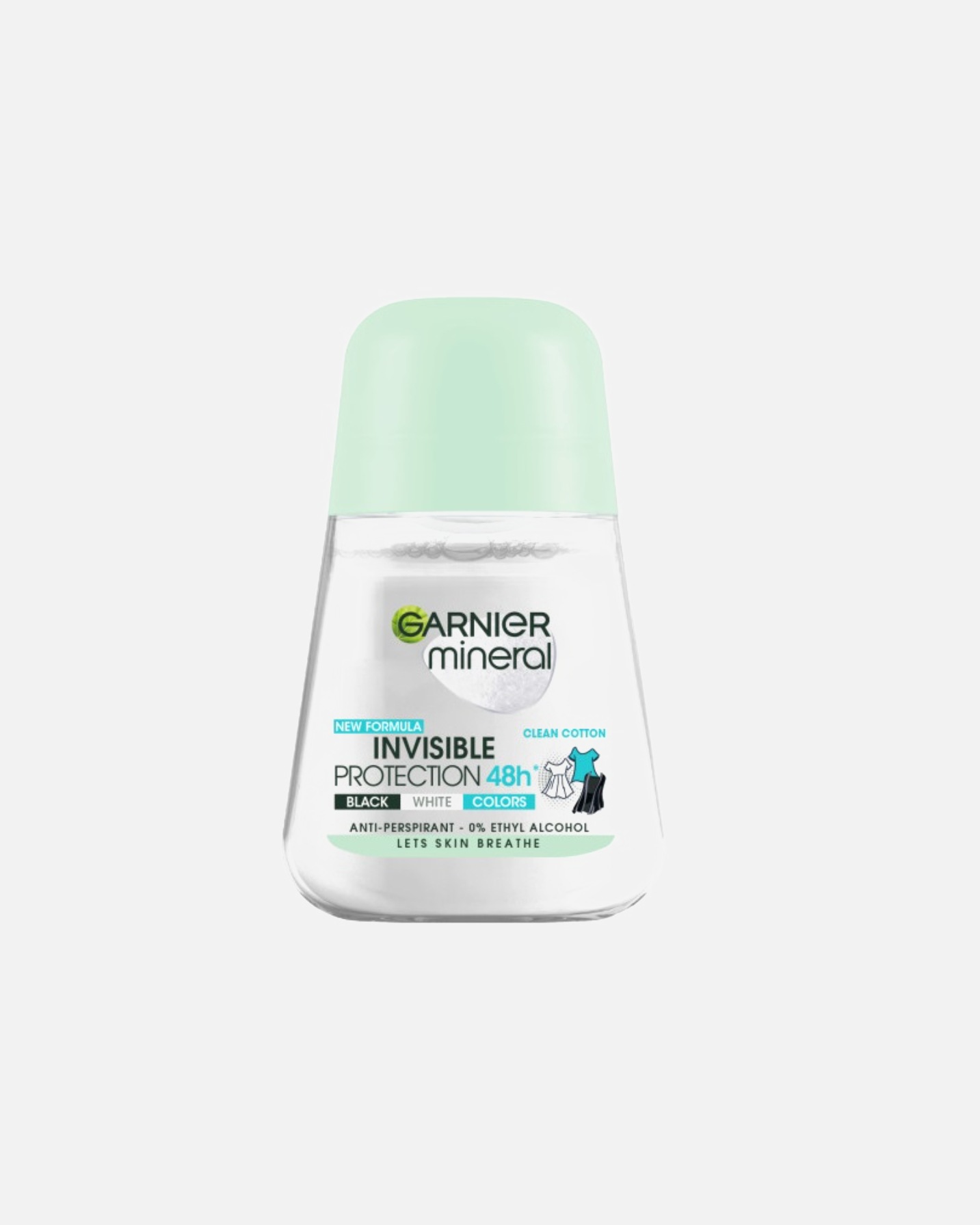 Dezodorant dla Kobieta Garnier Mineral Invisible Protection Clean Cotton 50 ml