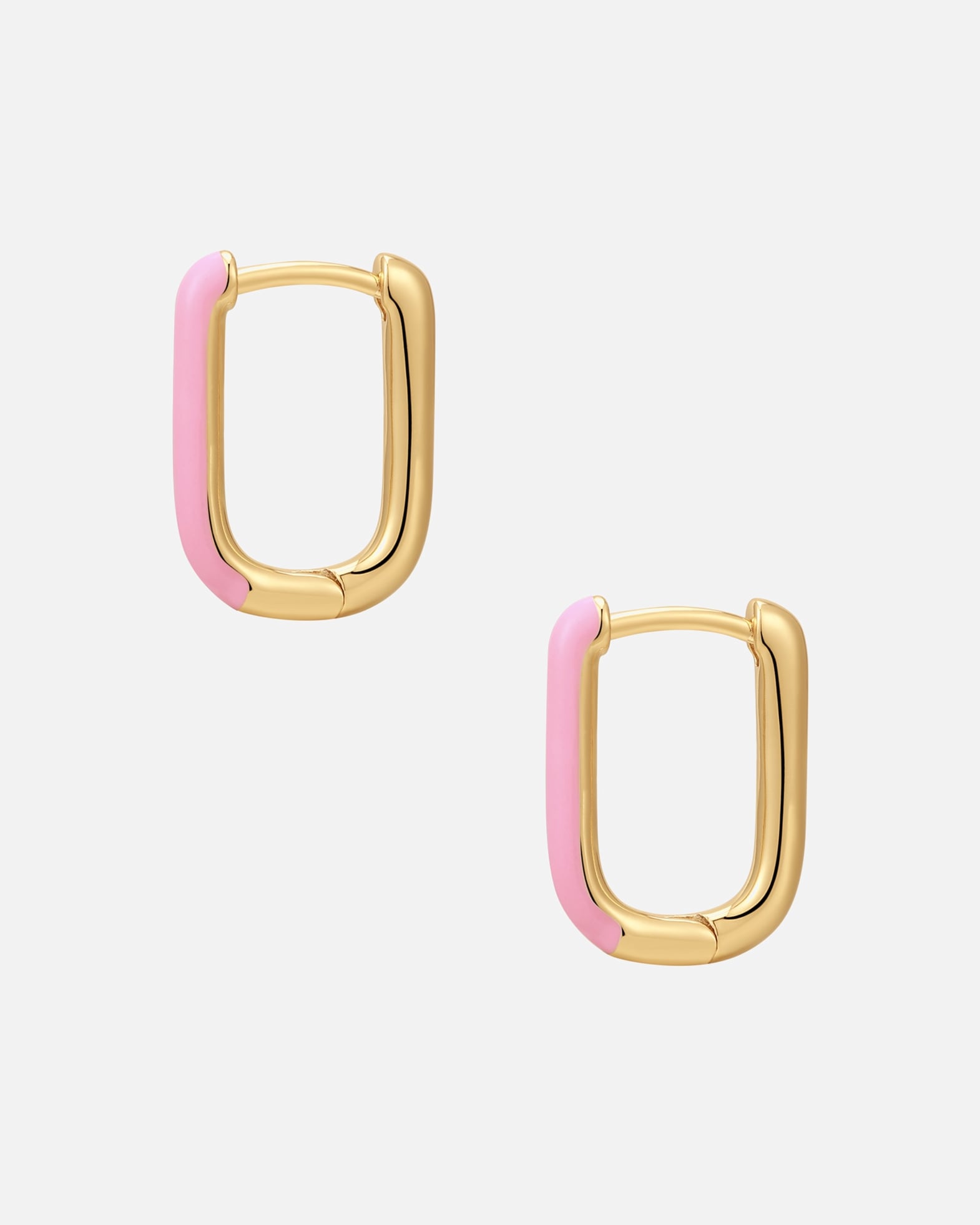 Obrączki dla Kobieta Glanzstücke München Kolczyki Srebro wysokiej próby Żółte złoto 15,3 mm