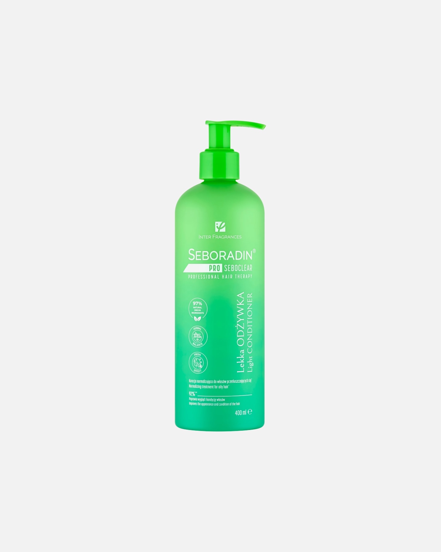 Odżywka do włosów do spłukiwania dla Kobieta Seboradin Pro Seboclear 400 ml