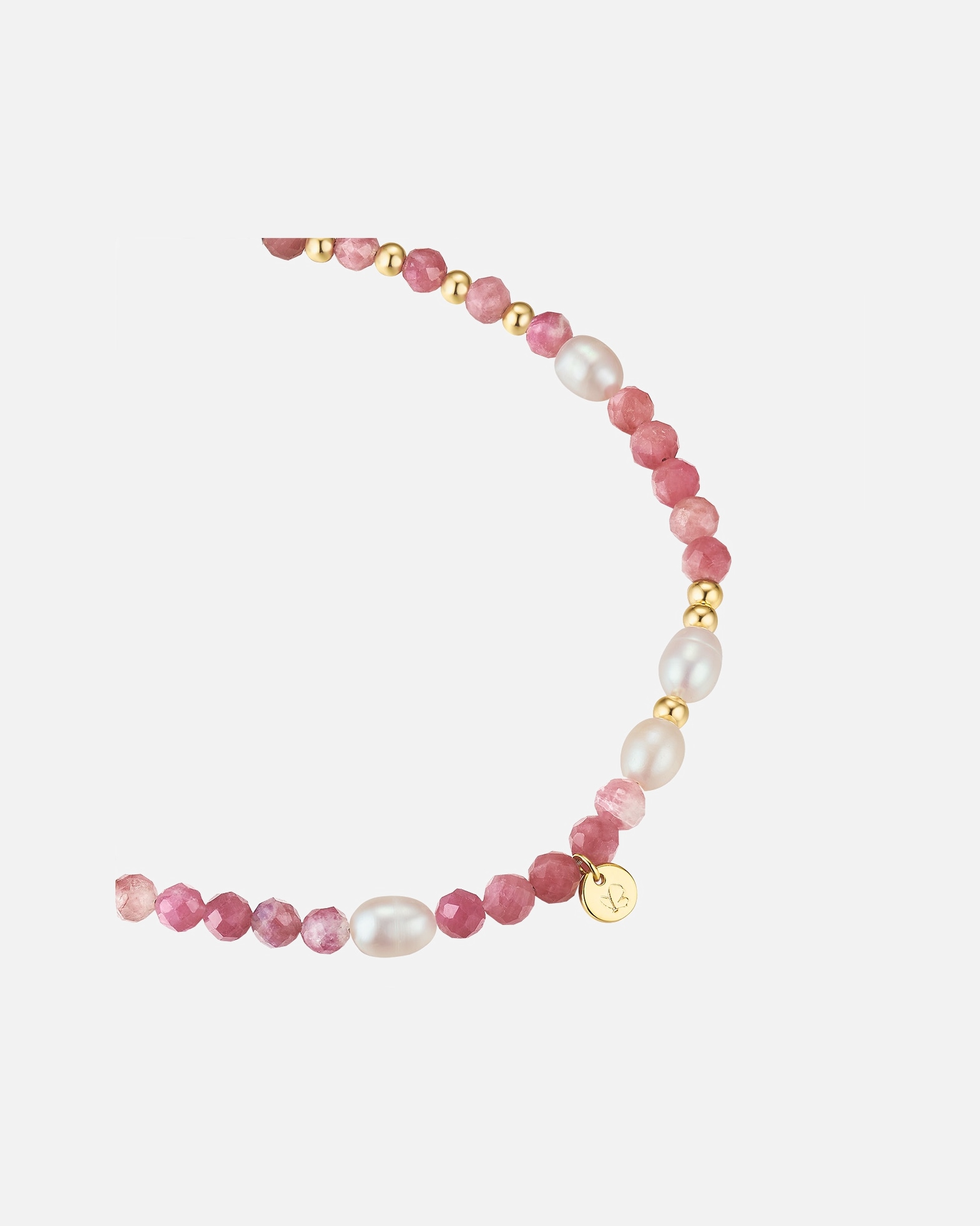 Bransoletka dla Kobieta Glanzstücke München Bransoletka z Srebro wysokiej próby w Żółte złoto 19 cm