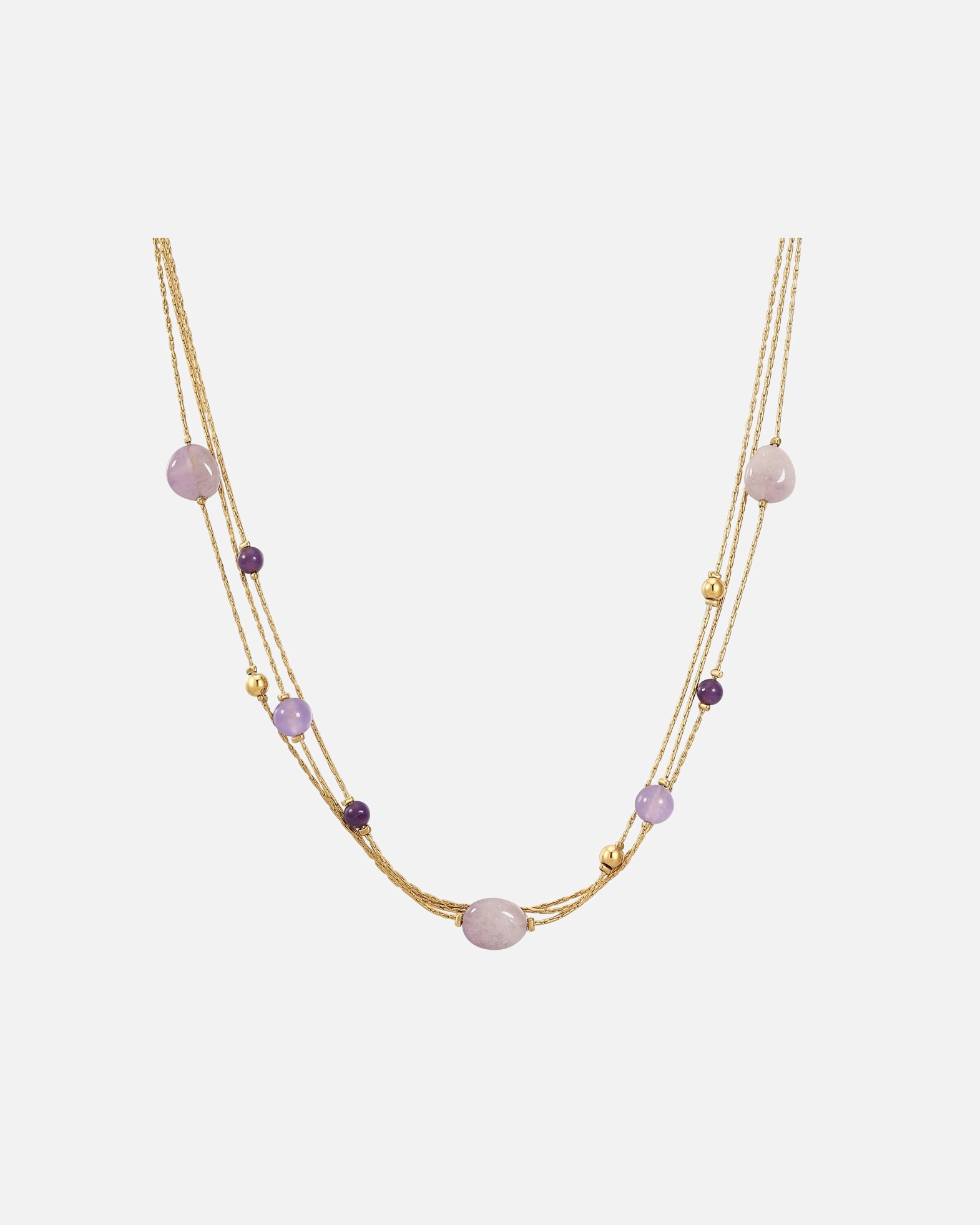 Naszyjnik dla Kobieta Łańcuszek Stal nierdzewna Żółte złoto 40,0 cm Basiskette + 5,0 cm Verlängerung