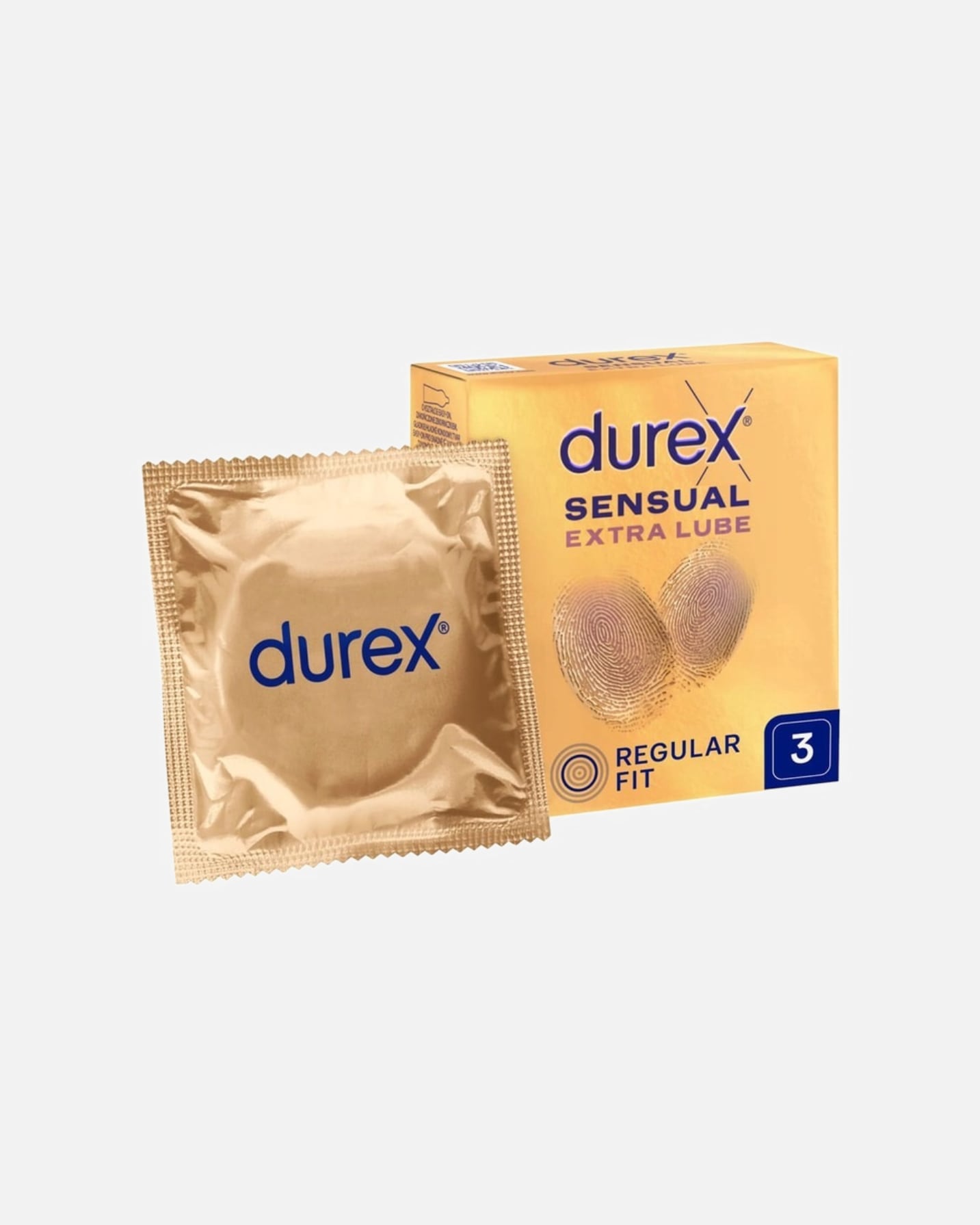 Prezerwatywa dla Mężczyzna Durex Sensual Extra Lube 3 szt