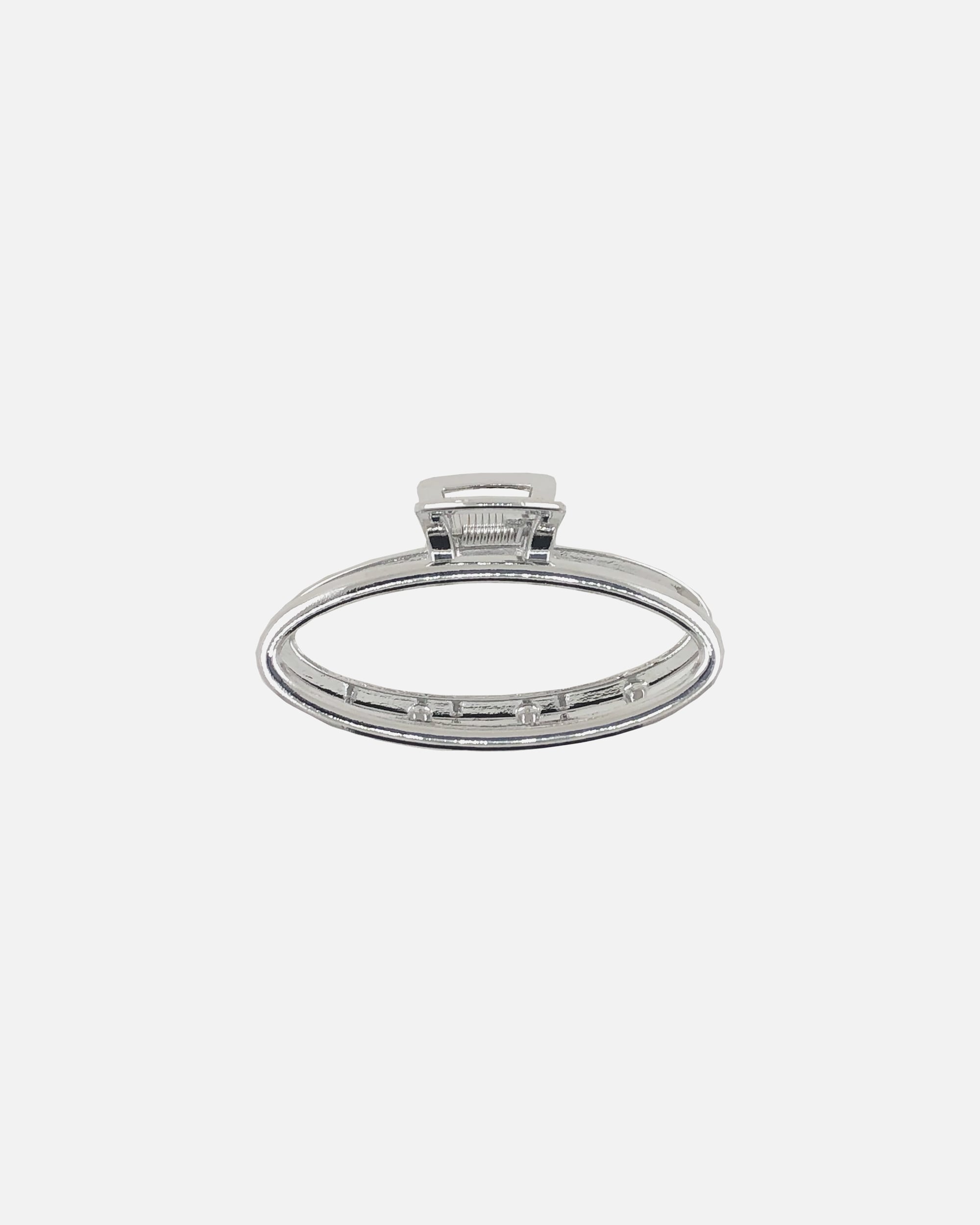 Spinka do włosów dla Kobieta SOHO SOHO Owalna mała spinka klamra do włosów z metalu - Srebrna Srebrny