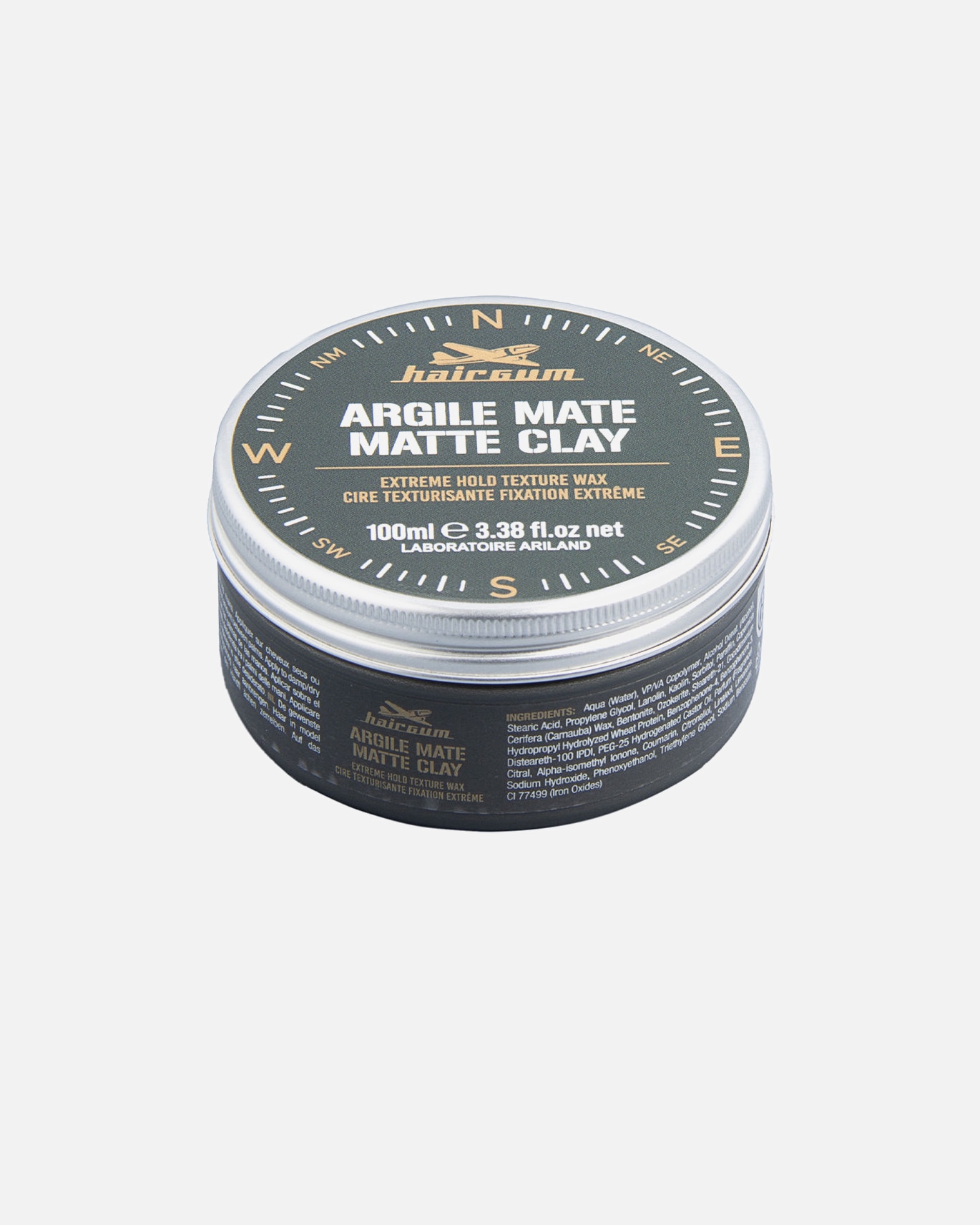 Wosk do włosów dla Mężczyzna Hairgum HAIRGUM matowy wosk glinkowy 100 ml