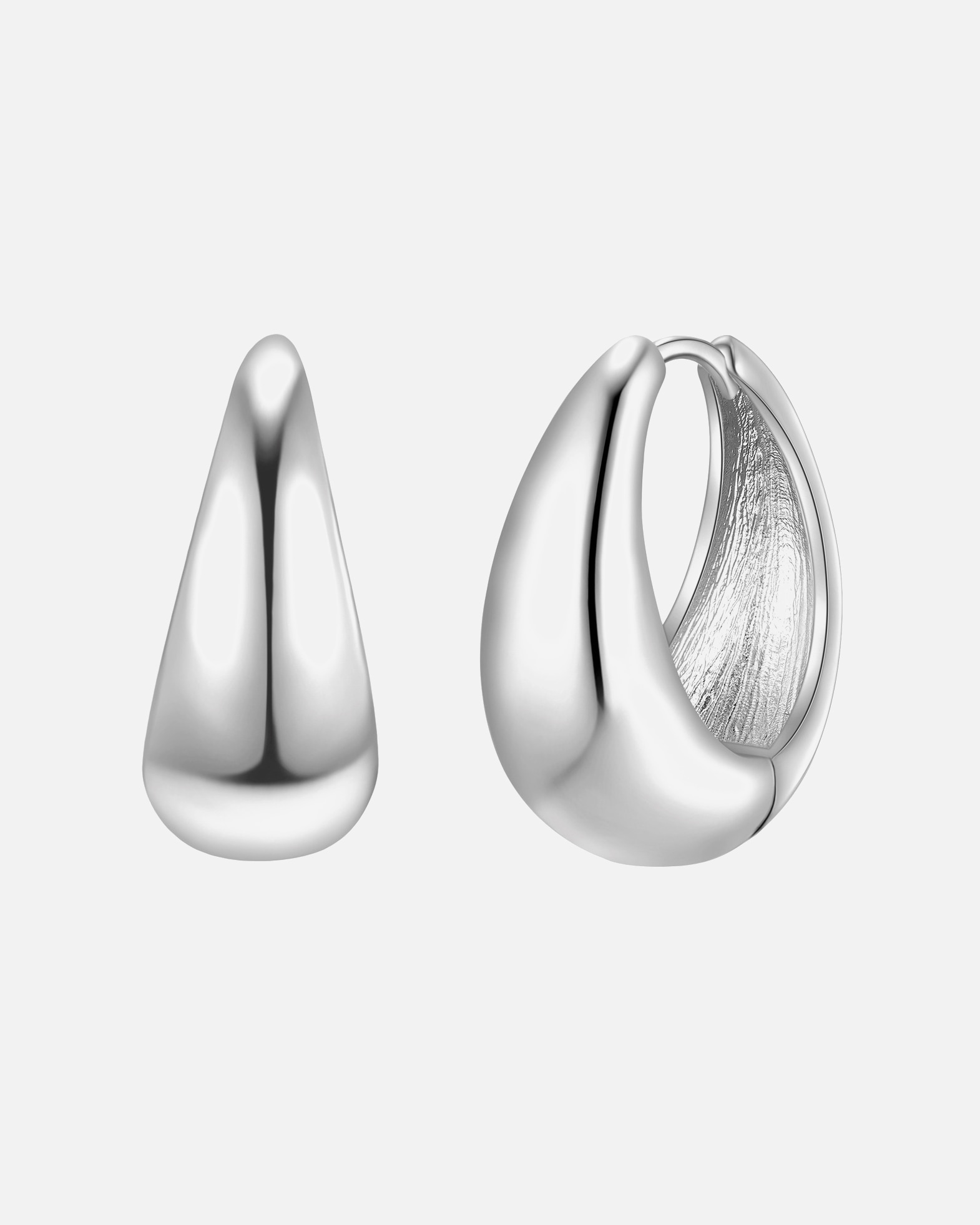 Obrączki dla Kobieta Yokoamii Kolczyki kola z metalowego stopu w srebrze 24,7 mm