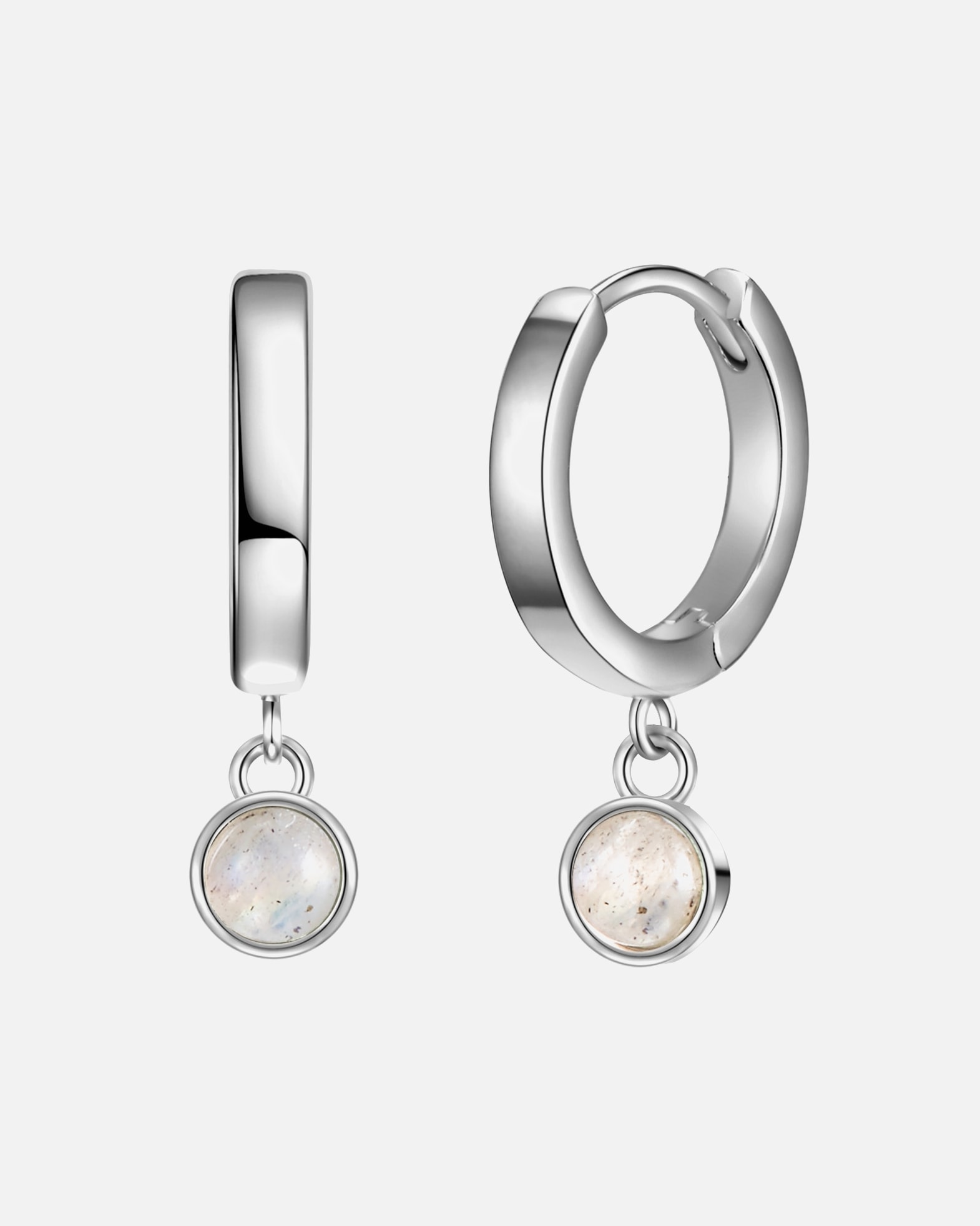 Obrączki dla Kobieta Kolczyki z Srebro wysokiej próby w Srebrny 16,7 mm