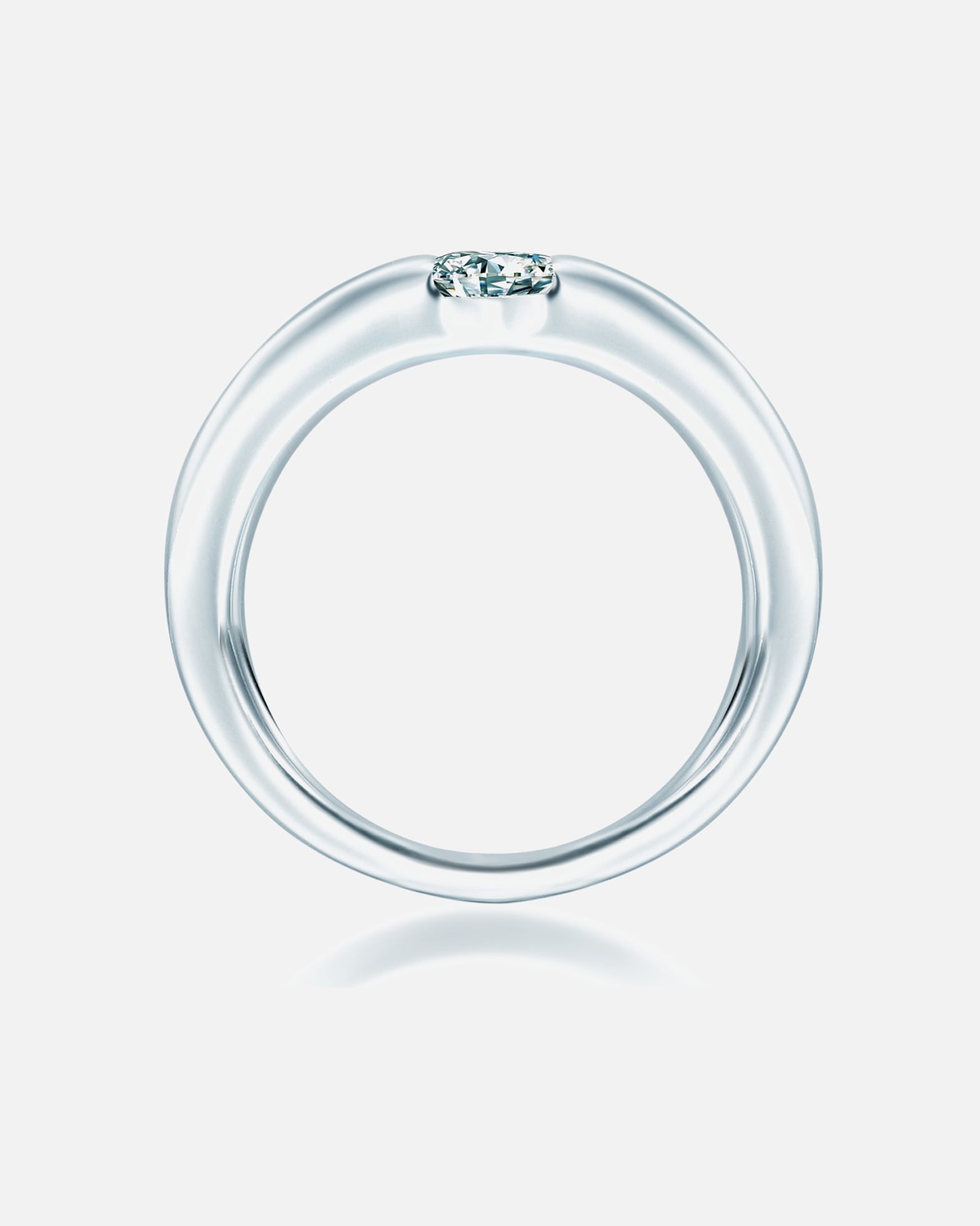 Pierścionek dla Kobieta Trilani Srebrny pierścionek srebro wysokiej próby Cyrkonia srebrny 54