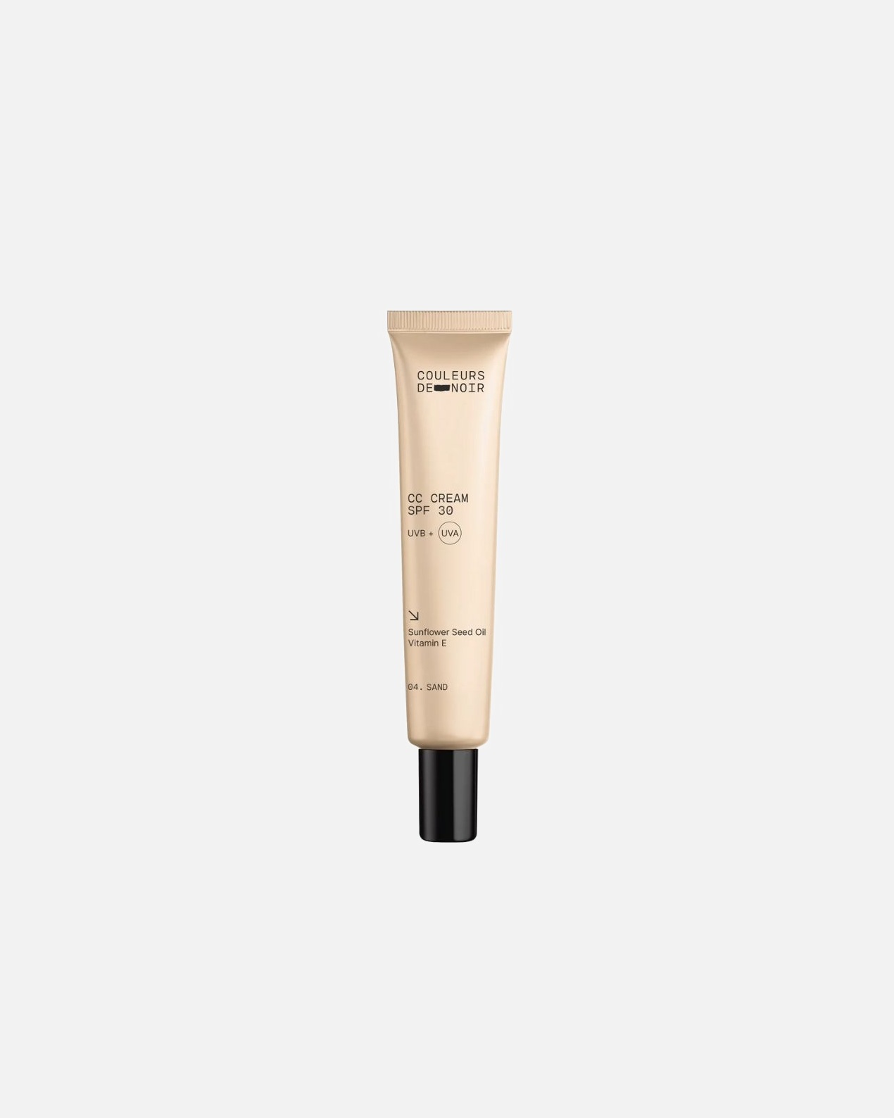 Krem CC dla Kobieta Couleurs de Noir Krem korygujący koloryt CC Cream SPF 30 sand