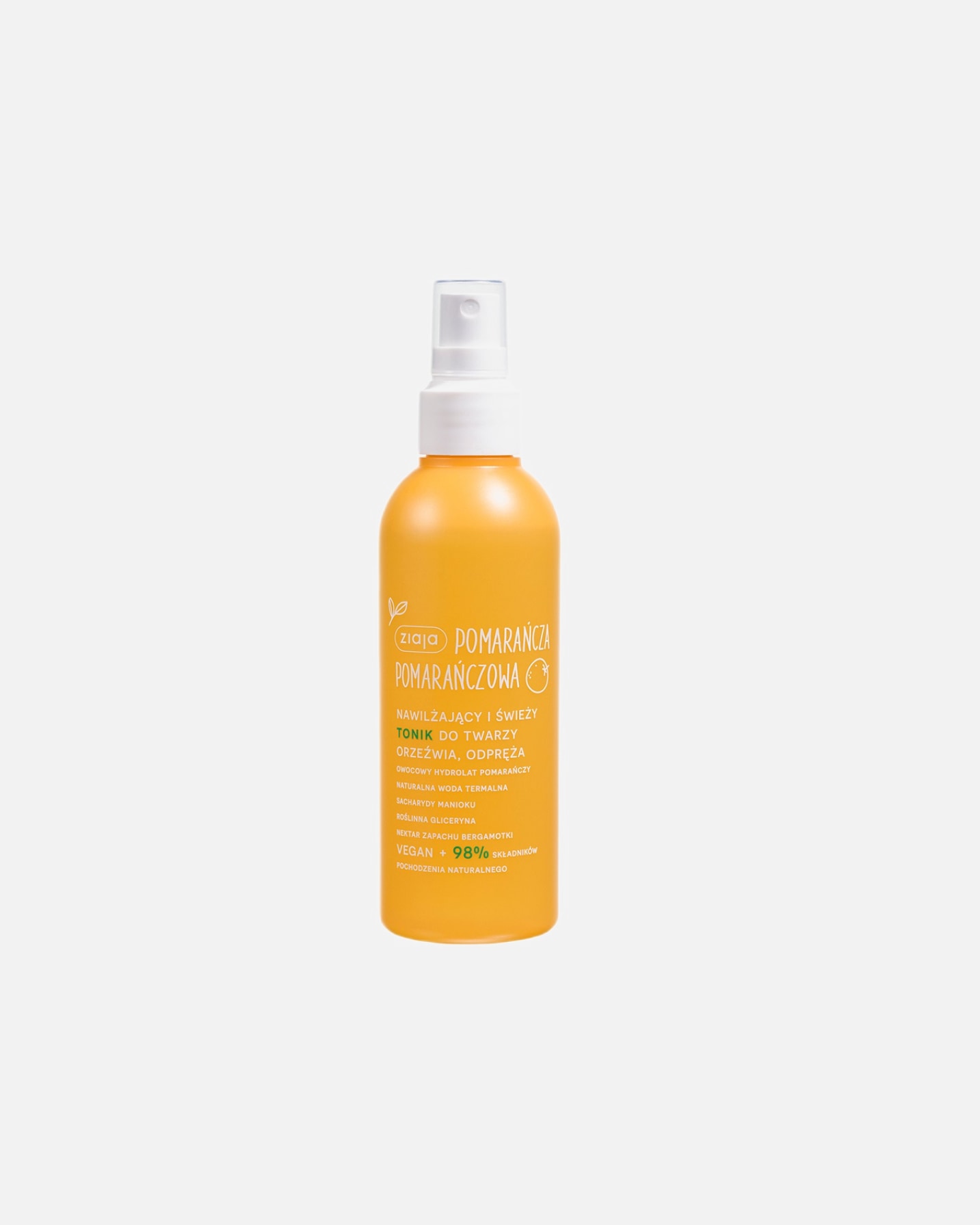 Tonik dla Kobieta Ziaja Pomarańcza Pomarańczowa 190 ml