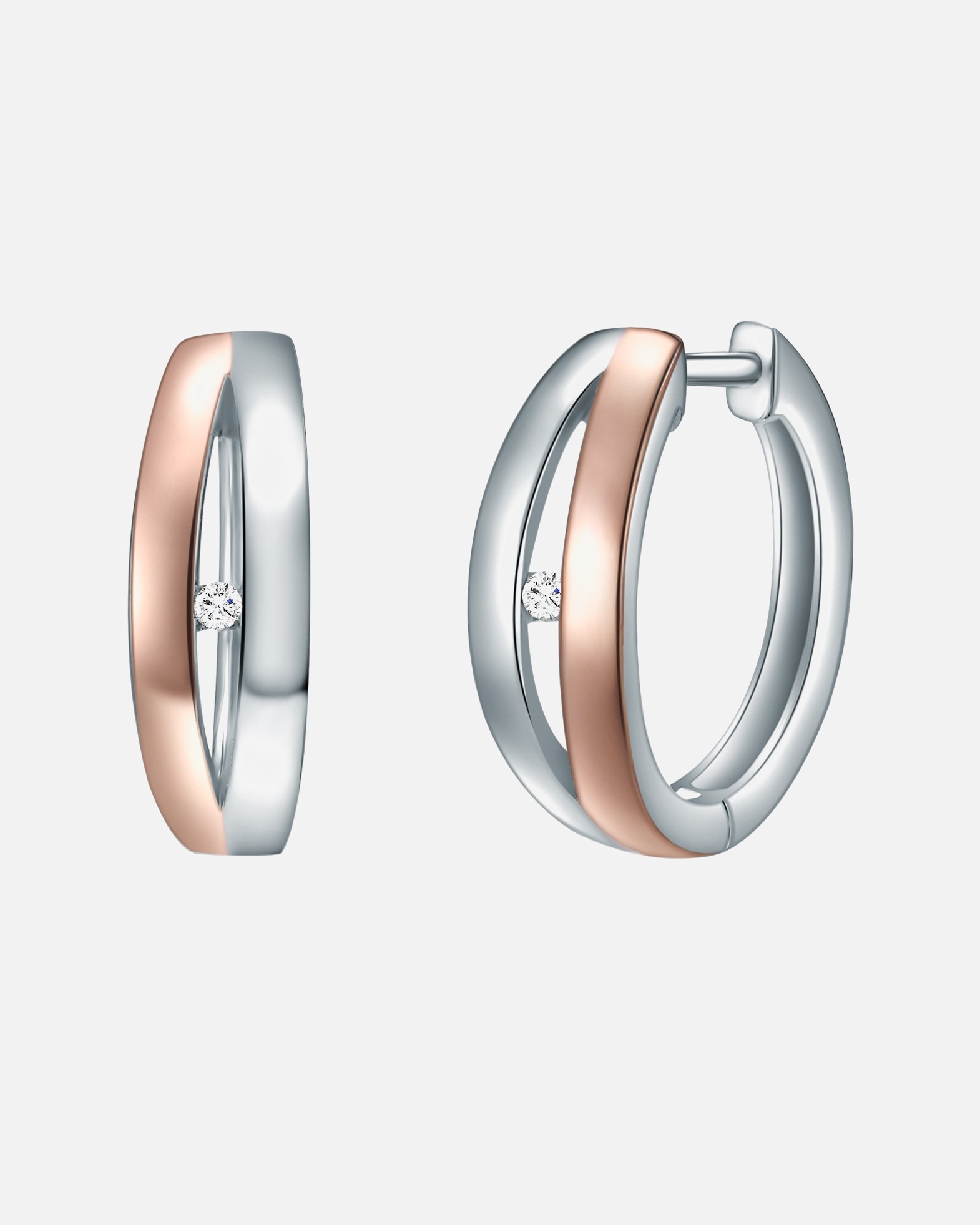 Obrączki dla Kobieta Lulu & Jane Srebro wysokiej pr óby Brylant 15,0 mm