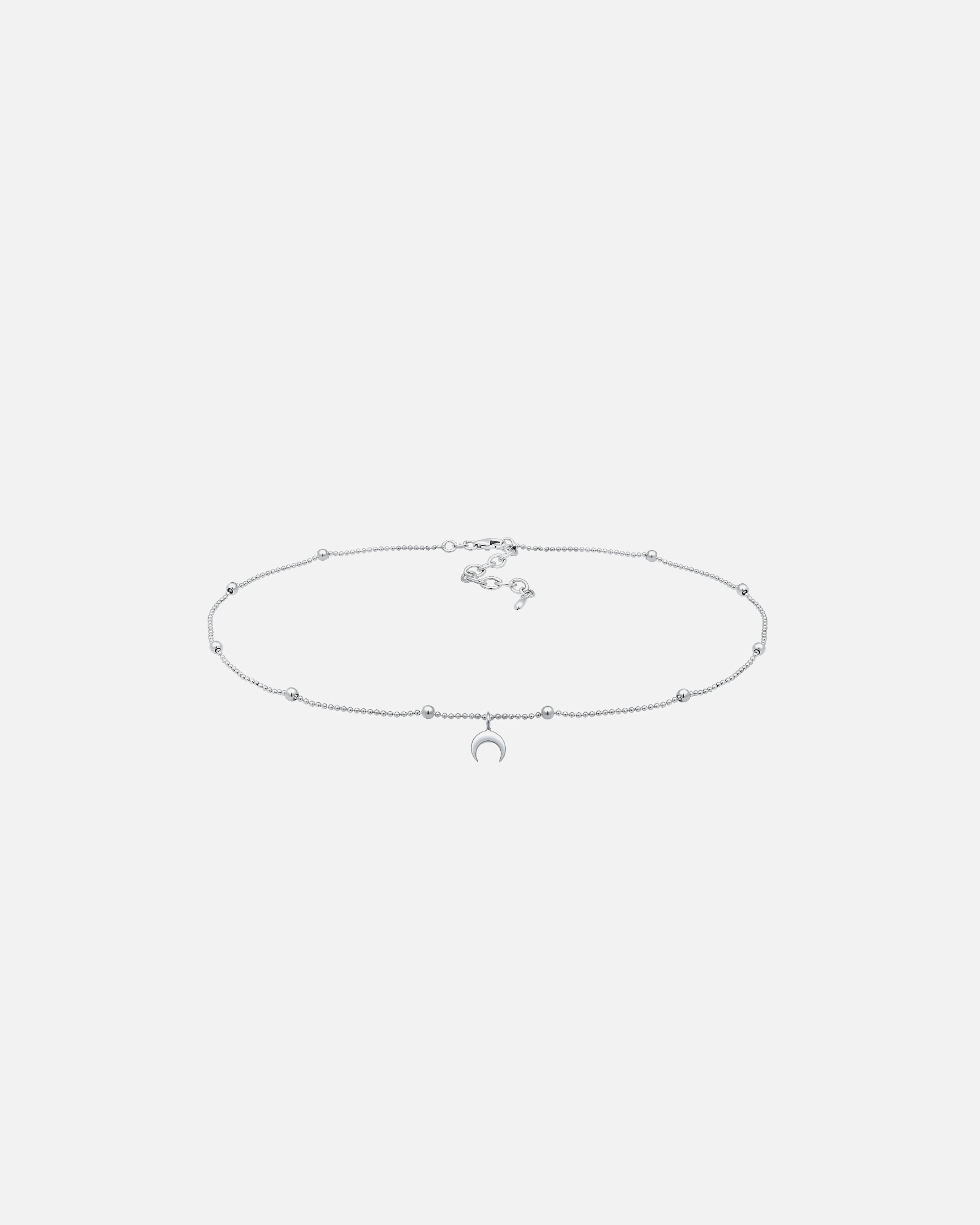 Naszyjnik dla Kobieta Elli Astro Kugel Halbmond Choker 925 Sterling Silber 36