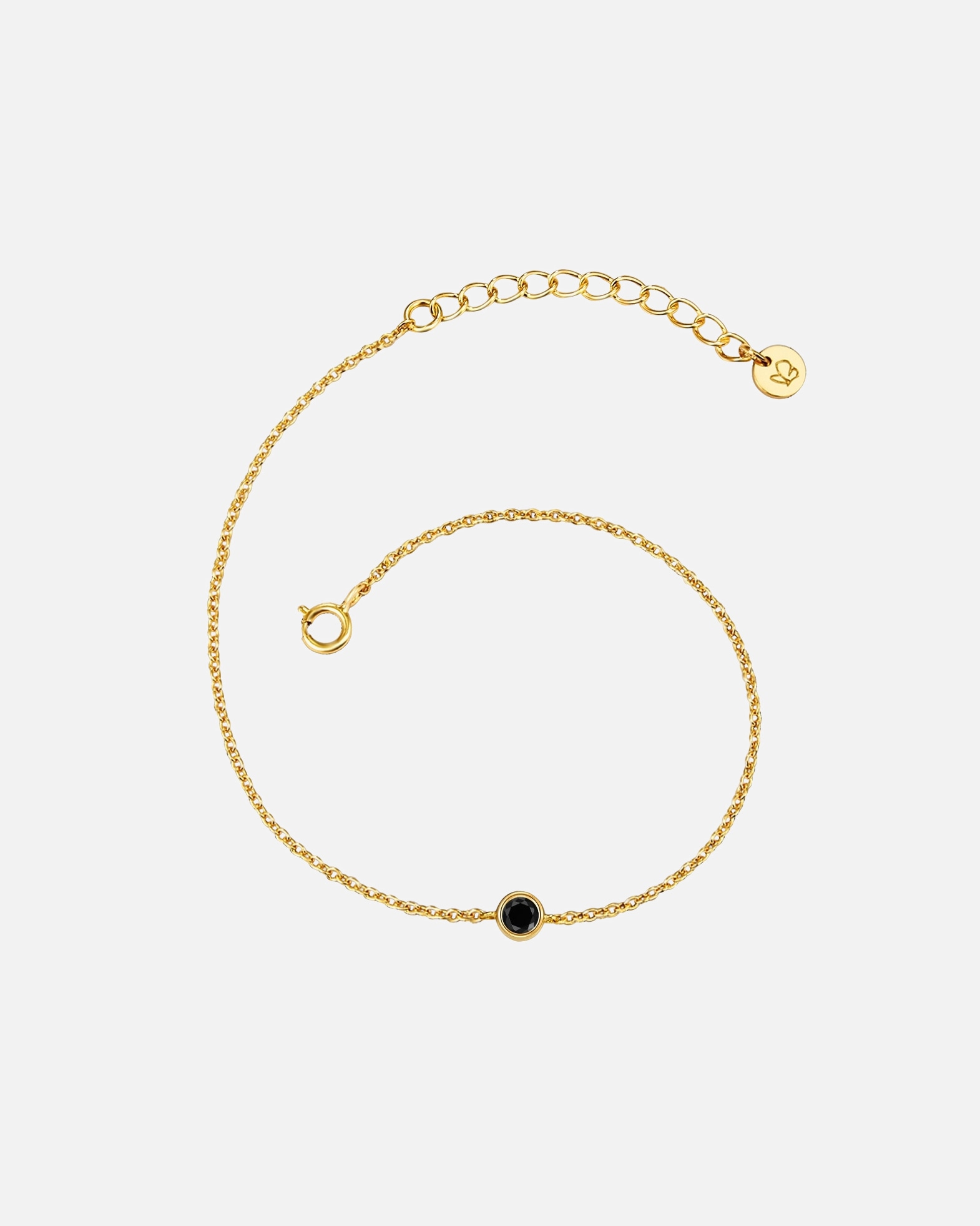 Bransoletka dla Kobieta Bransoletka z Srebro wysokiej próby w Żółte złoto 17,0 cm Basislänge + 3,0 cm Verlängerung