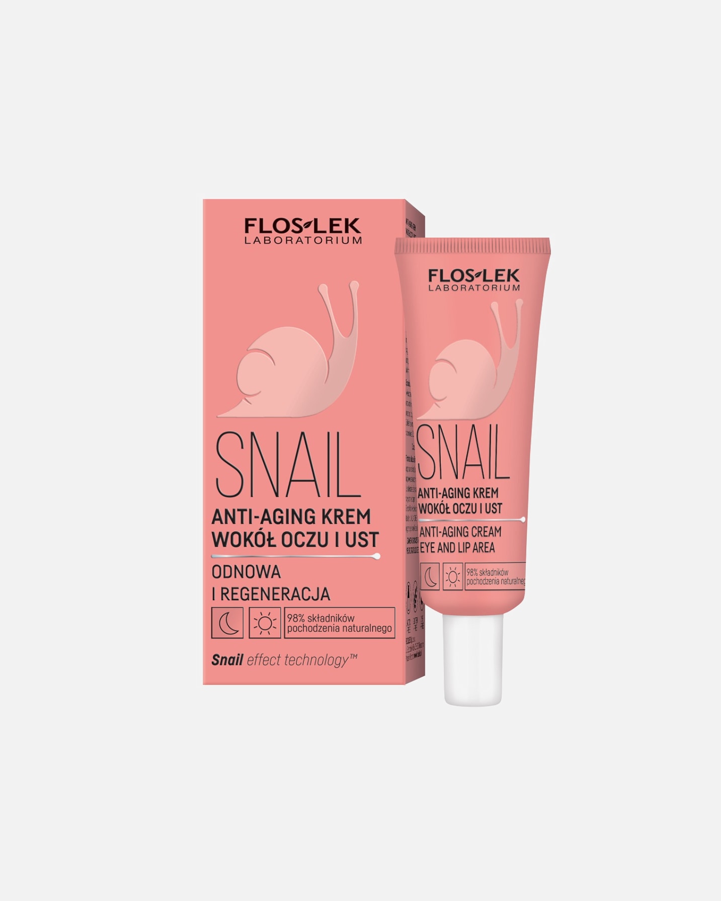 Krem do twarzy dla Kobieta Floslek Snail 30 ml
