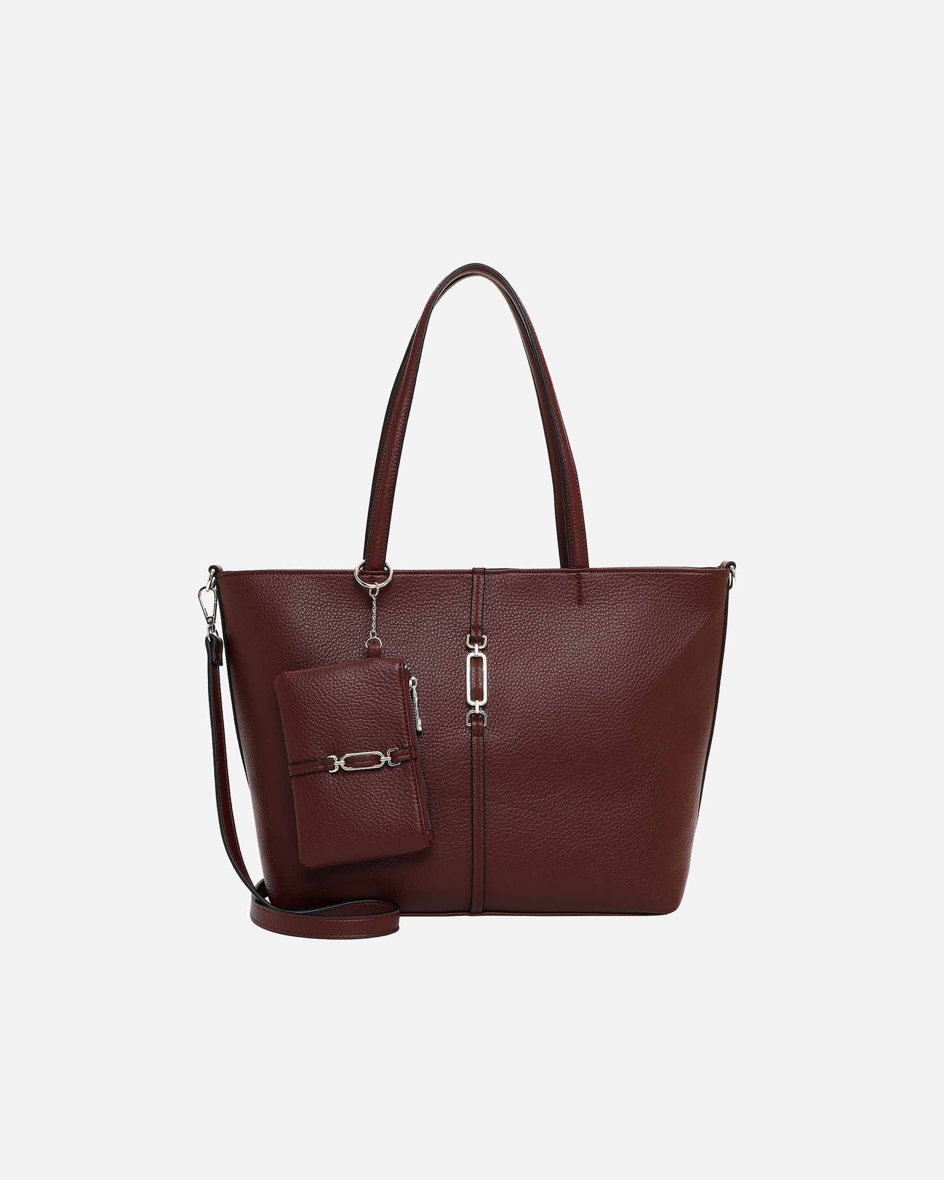 Torba dla Kobieta Emily & Noah Torebka Shopper E&N Lewe Wine