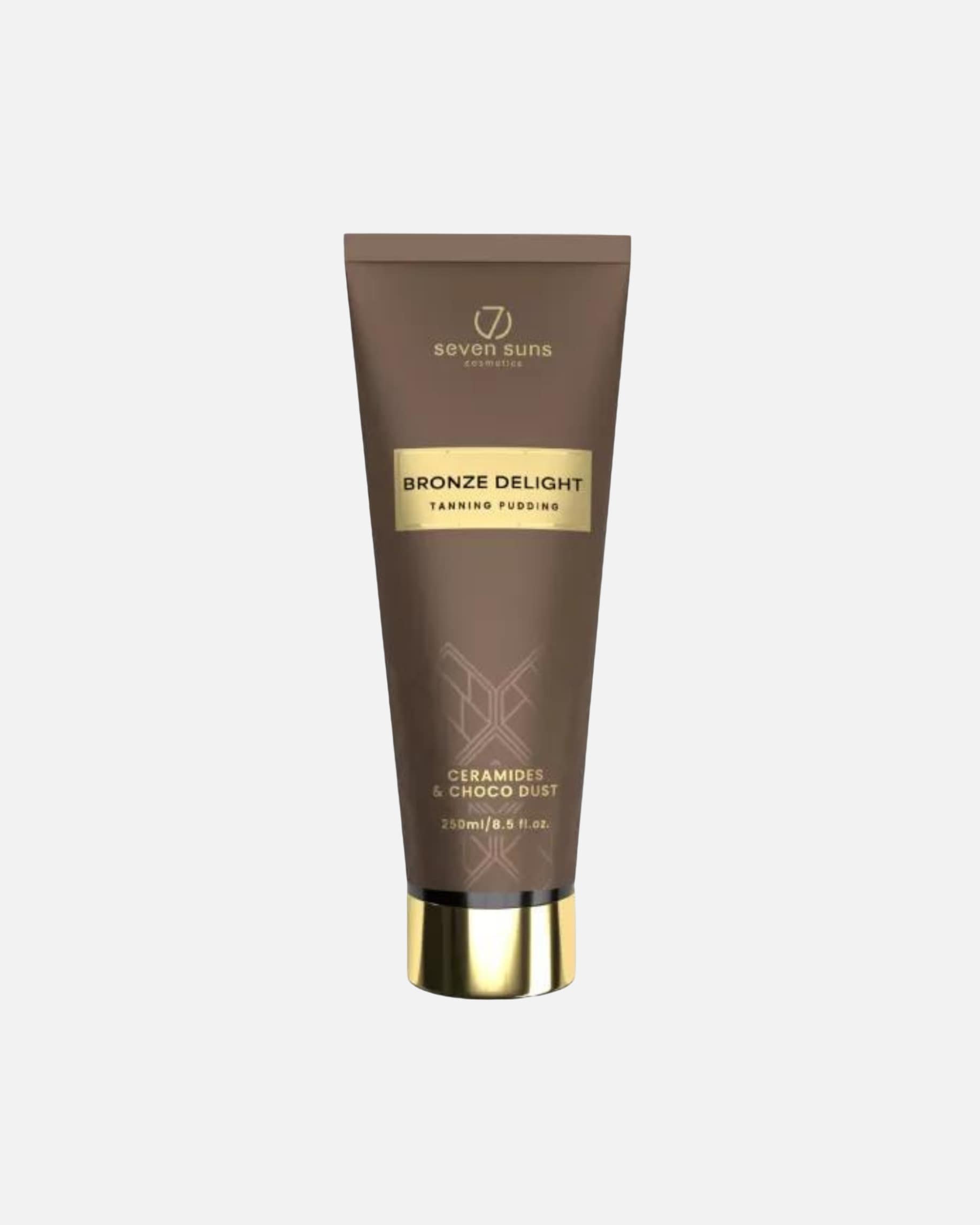 Samoopalacz dla Unisex 7suns Default Brand Line Pudding brązujący z ceramidami intensywnie nawilżający balsam opalający 250 ml
