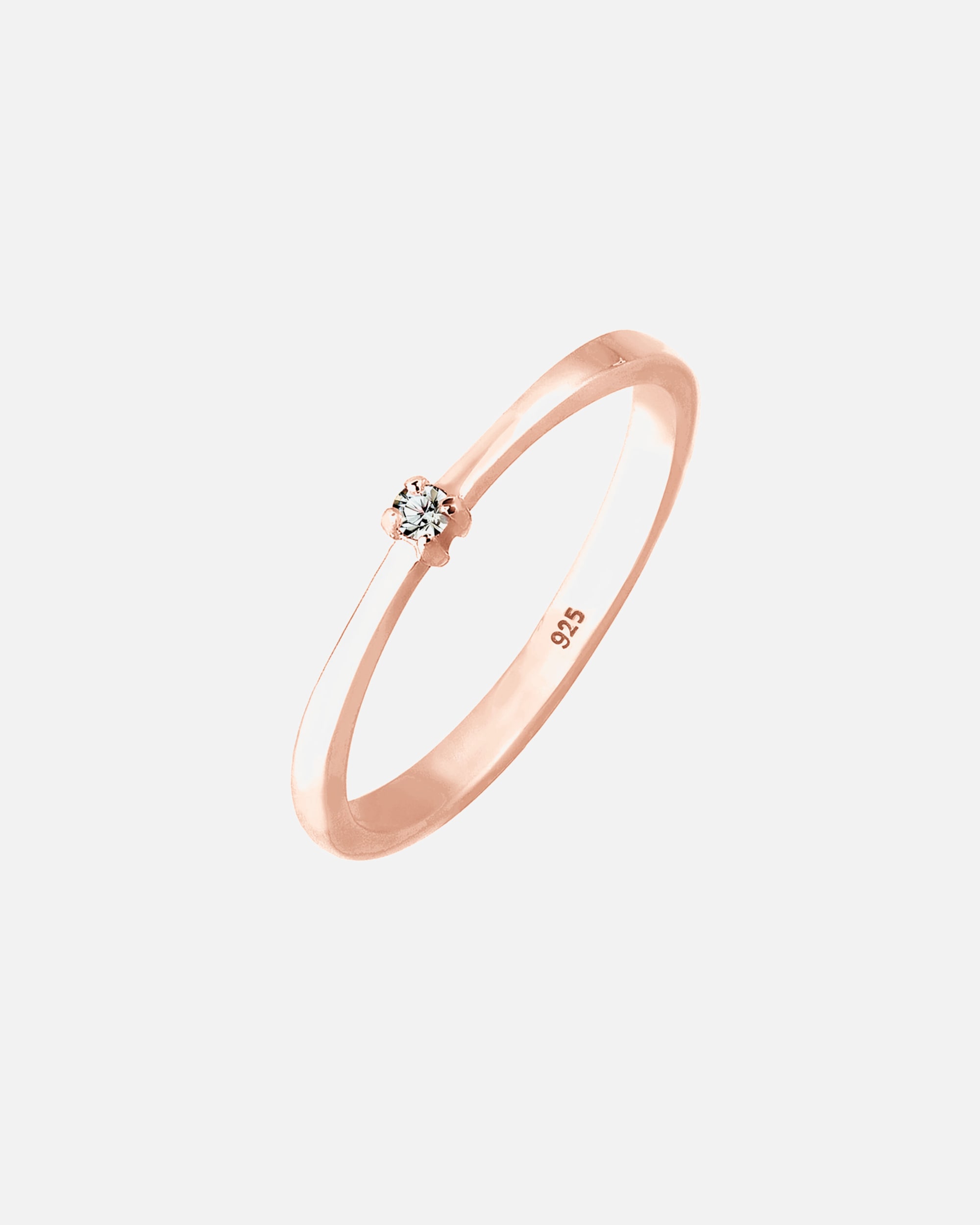 Pierścionek dla Kobieta Elli Damski pasjansa z kryształami w srebra próby 925 56