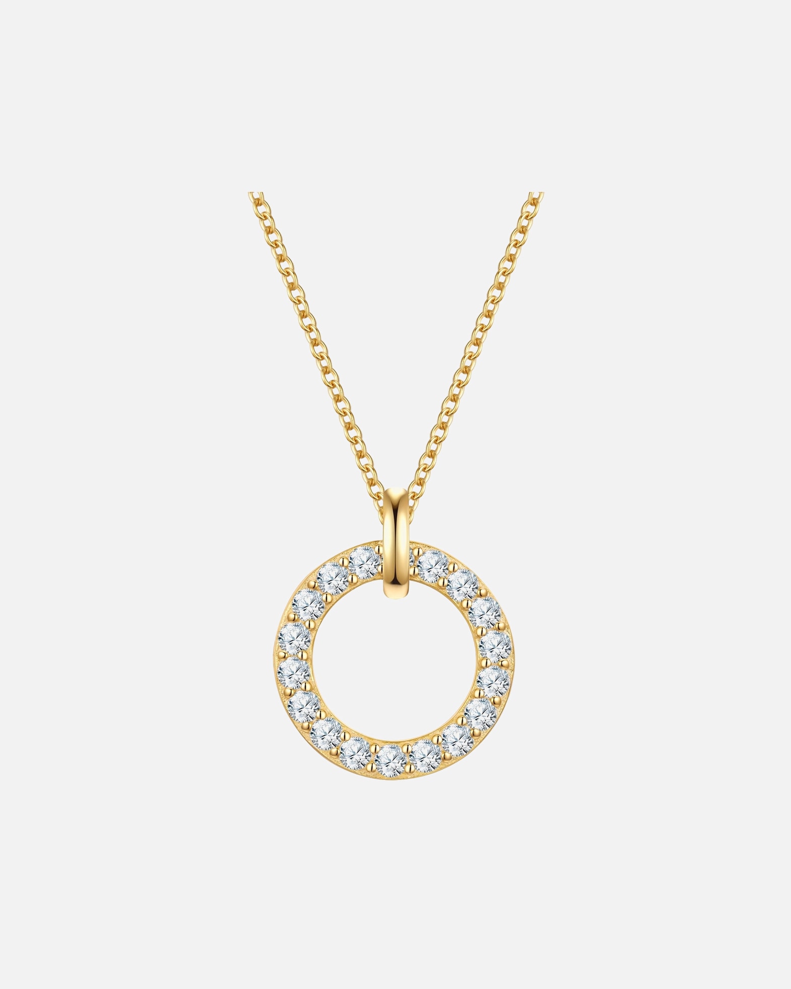 Naszyjnik dla Kobieta Rafaela Donata Łańcuszek z Srebro wysokiej próby w Żółte złoto 42,0 cm Basiskette + 5,0 cm Verlängerung