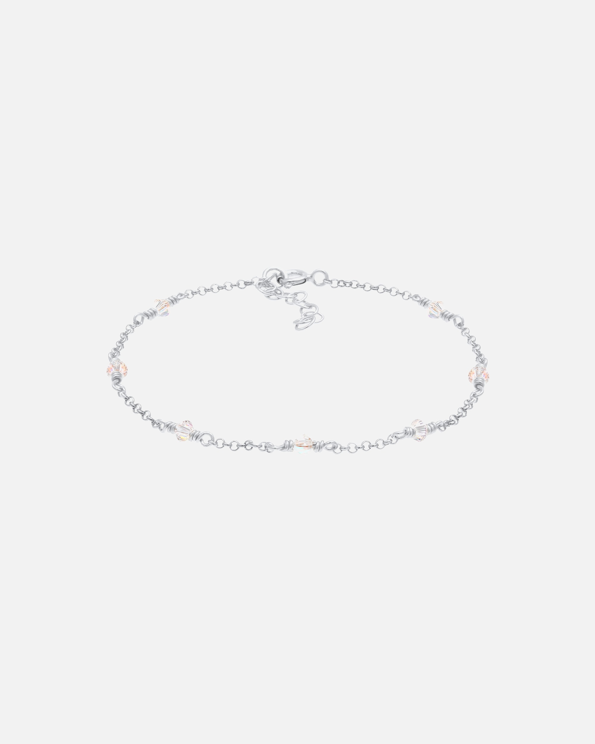 Bransoletka dla Kobieta Elli Damska bransoletka mieniąca się kryształkami srebro 925 Sterling Silver silberfarben