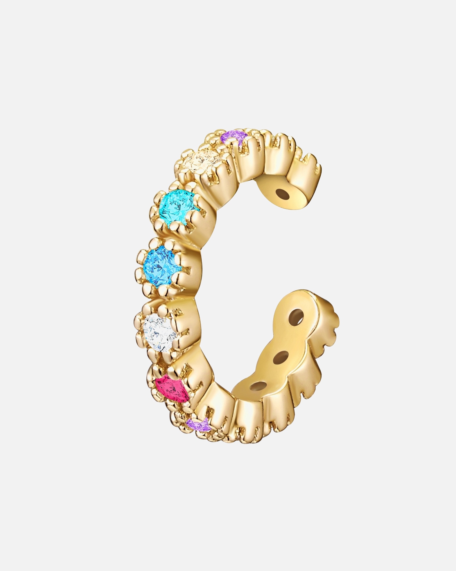 Kolczyki dla Kobieta Glanzstücke München Kolczyki z Srebro wysokiej próby w Żółte złoto 14,1 mm