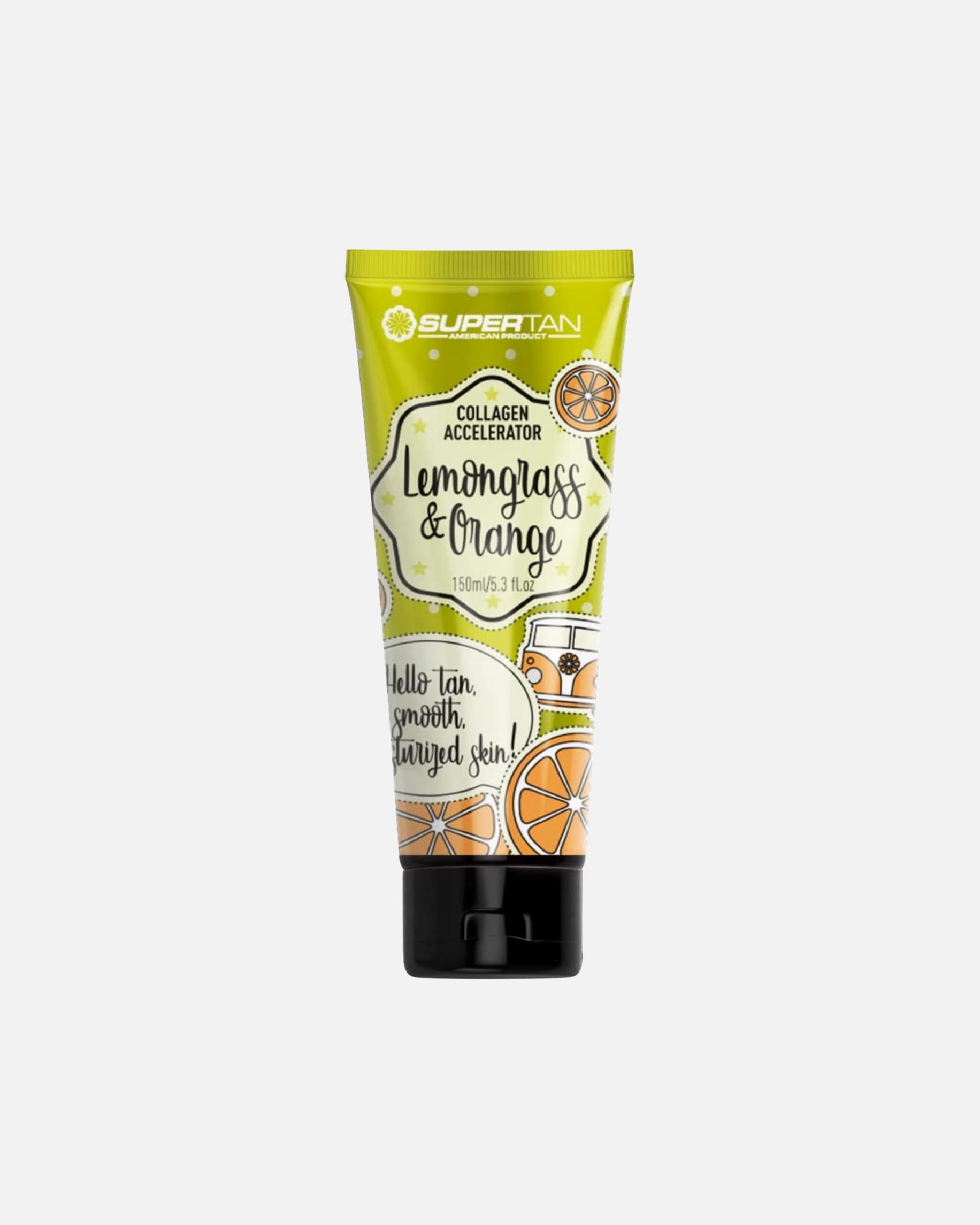 Balsam do opalania dla Unisex Supertan Default Brand Line Przyspieszacz do opalania z kolagenem i aloesem cytrusowy 150 ml
