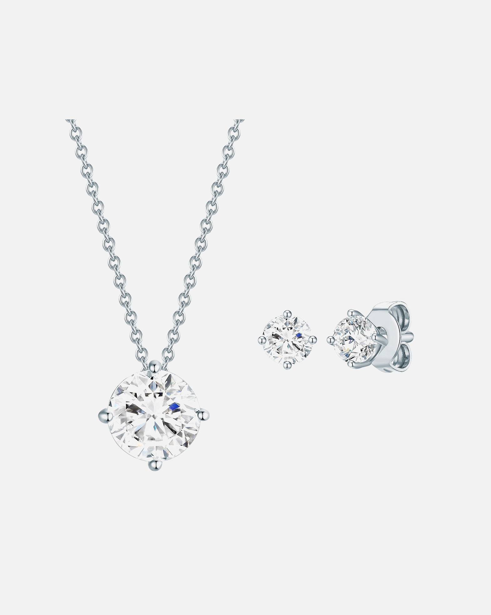 Ozdoby dla Kobieta Rafaela Donata Komplet z kryształami Swarovski® srebro wysokiej próby zdobiony kryształkami Swarovski® srebrny 10,1 mm