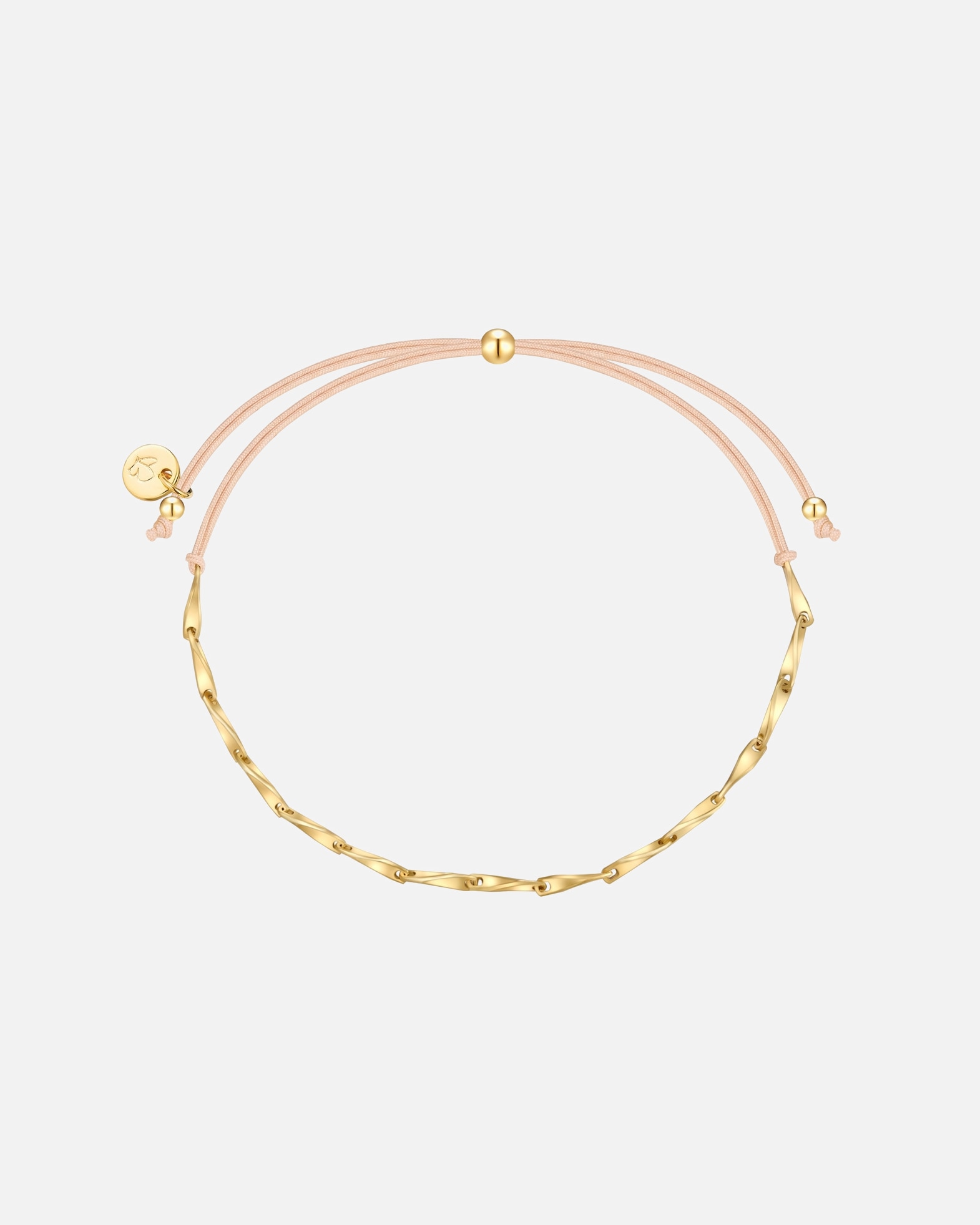 Bransoletka dla Kobieta Glanzstücke München Bransoletka z srebra próby 925 w kolorze zlotym 15,0 - 22,0 cm, flexibel einstellbar