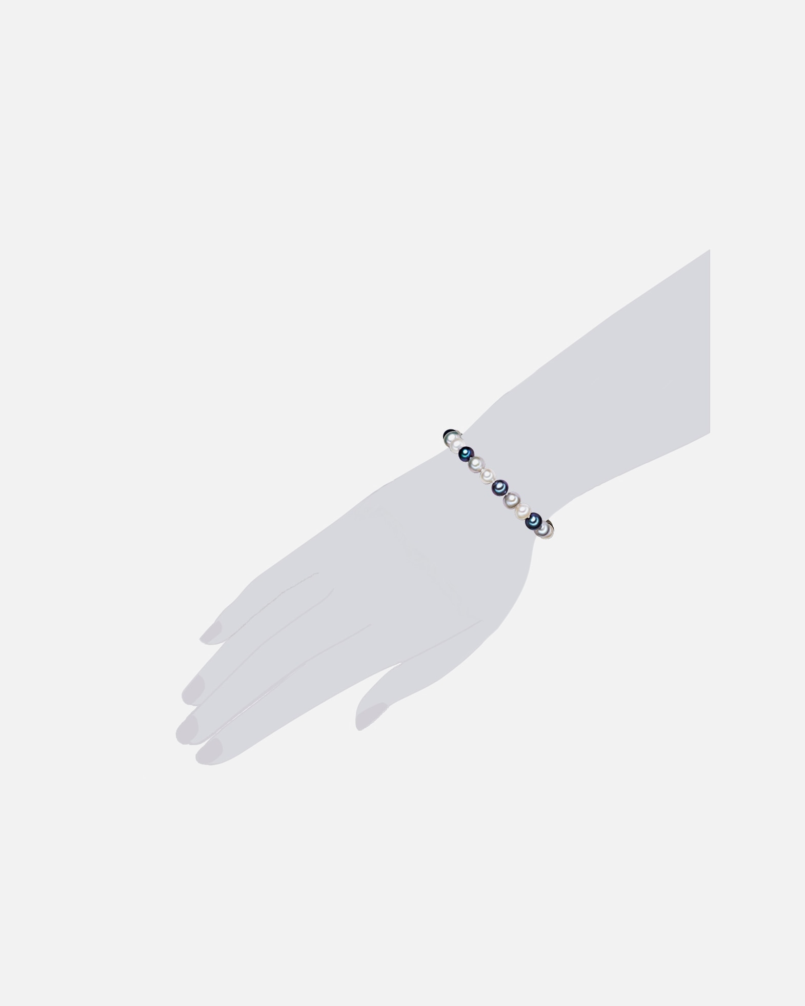 Bransoletka dla Kobieta Valero Pearls Bransoletka z pereł srebro wysokiej próby Perła hodowlana słodkowodna srebrny 16