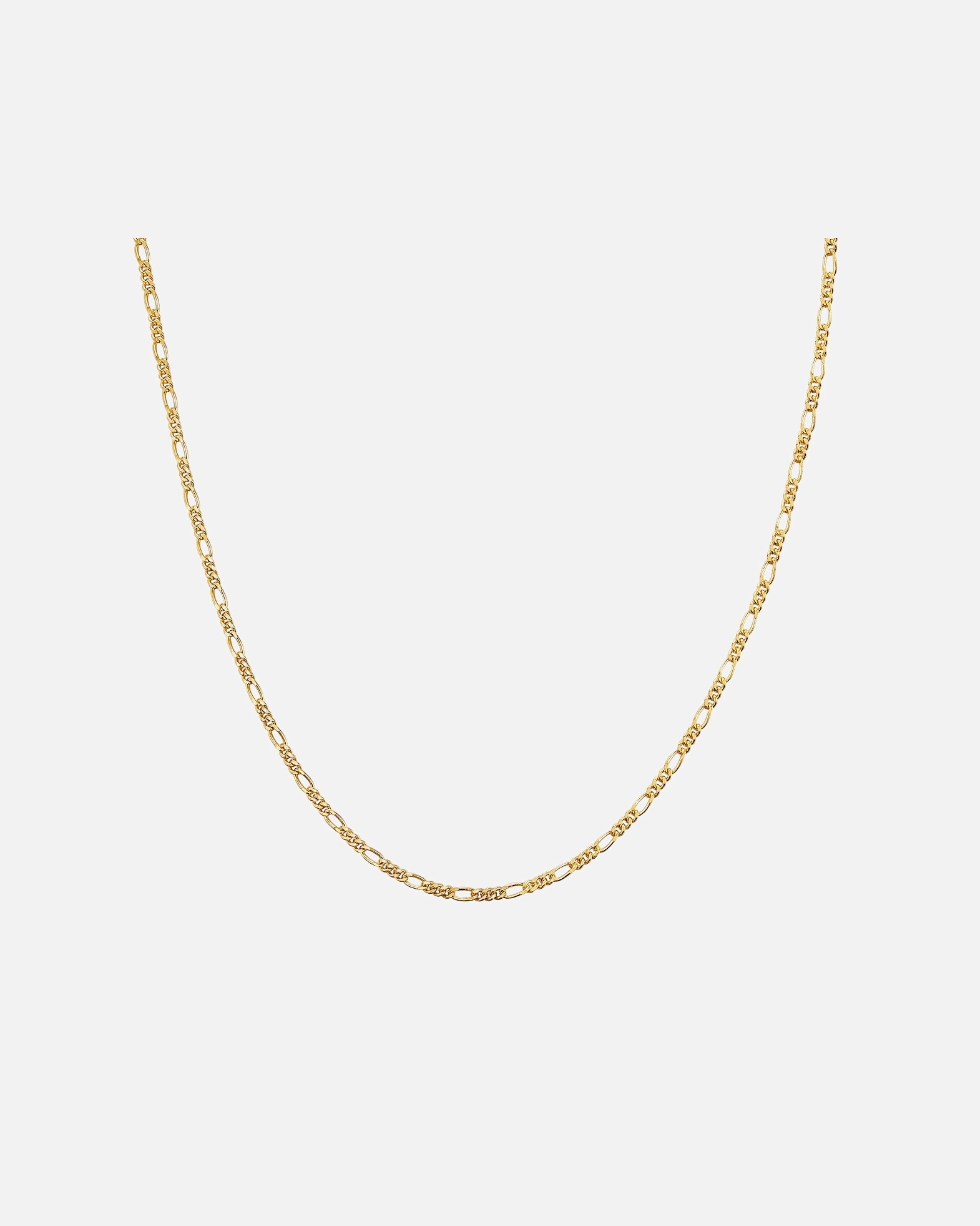 Naszyjnik dla Kobieta Naszyjnik srebrny srebro wysokiej próby żółte złoto 50 cm