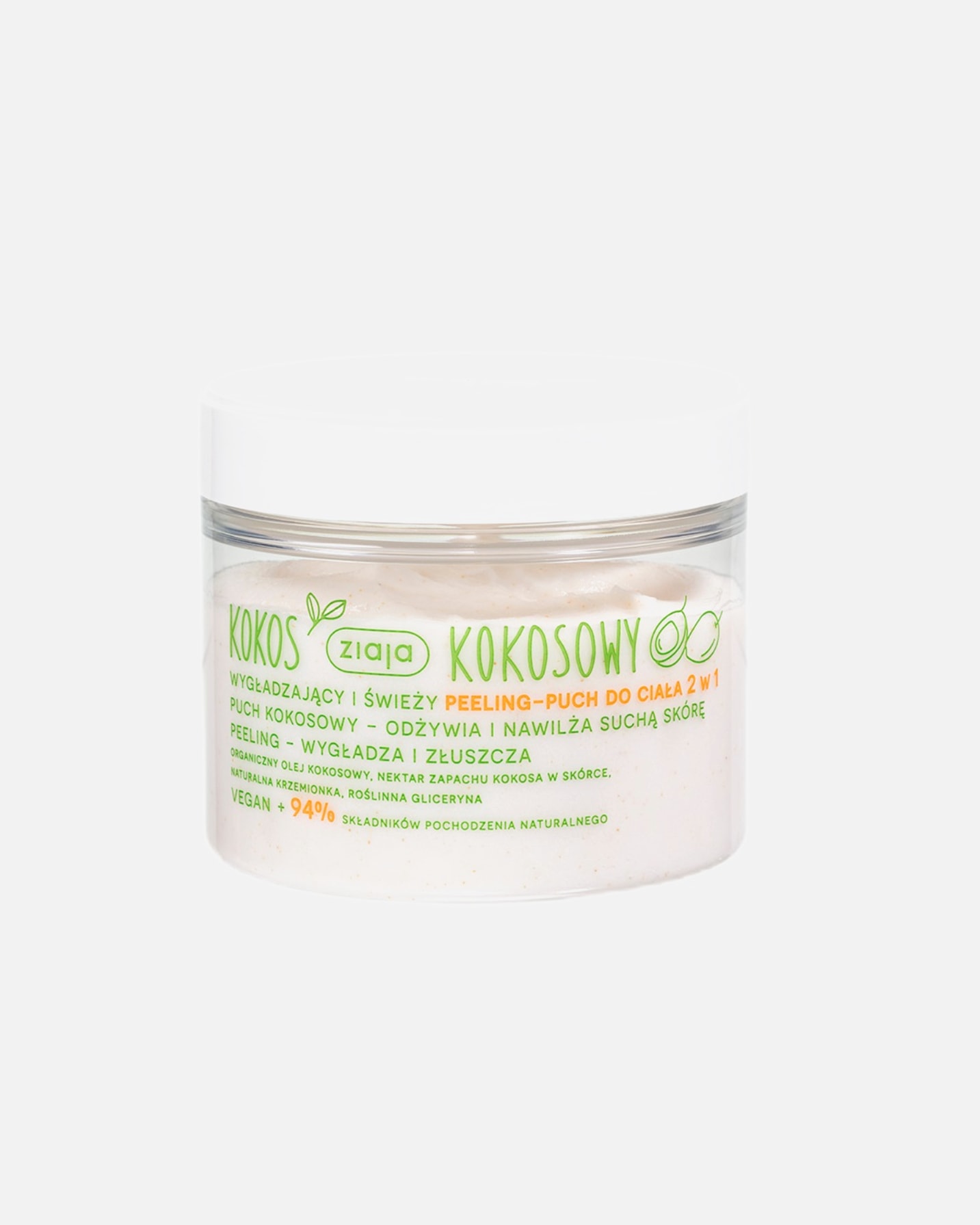 Peeling do ciała dla Kobieta Ziaja Kokos Kokosowy Body Care 270 ml