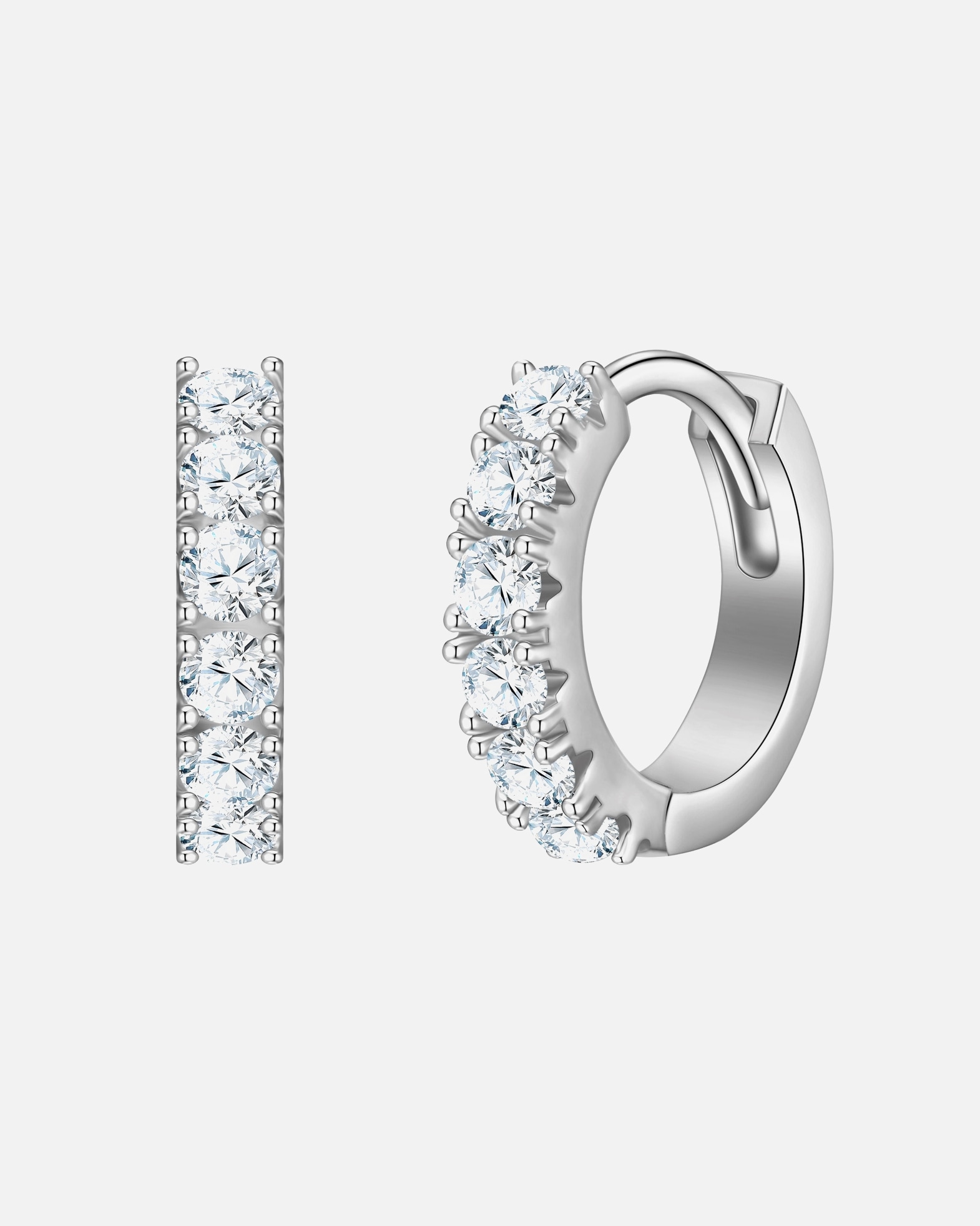 Obrączki dla Kobieta Glanzstücke München Kolczyki z Srebro wysokiej próby w Srebrny 11,1 mm