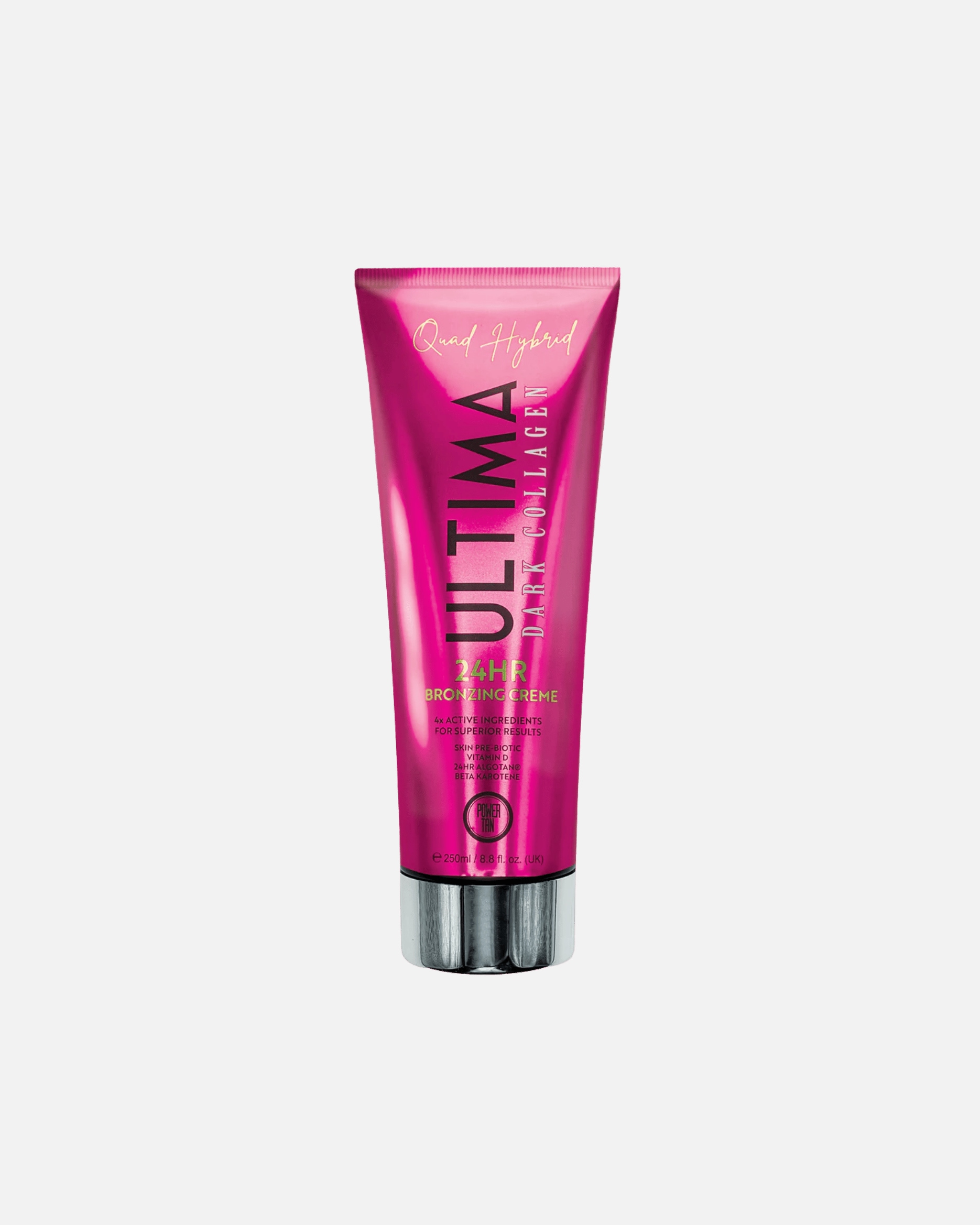 Krem do opalania dla Unisex Power Tan Default Brand Line Ultima Dark Collagen luksusowy przyspieszacz opalania z kolagenem i antyoksydantami 250 ml