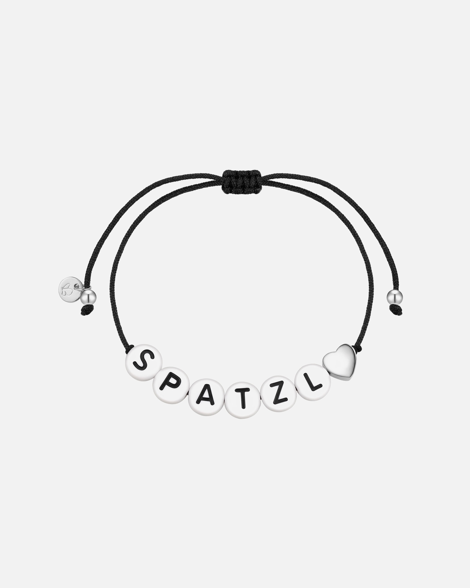 Bransoletka dla Kobieta Bransoletka Herz/SPATZL z srebra próby 925 w kolorze srebrnym 15,0 - 22,0 cm, flexibel einstellbar