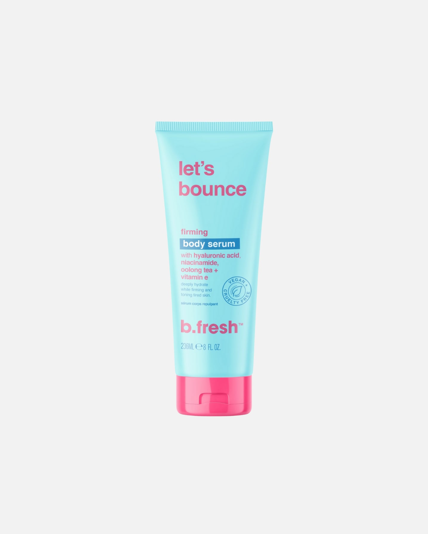 Serum nawilżające dla Unisex b.fresh Let's Bounce ujędrniające serum do ciała z kwasem hialuronowym 236 ml