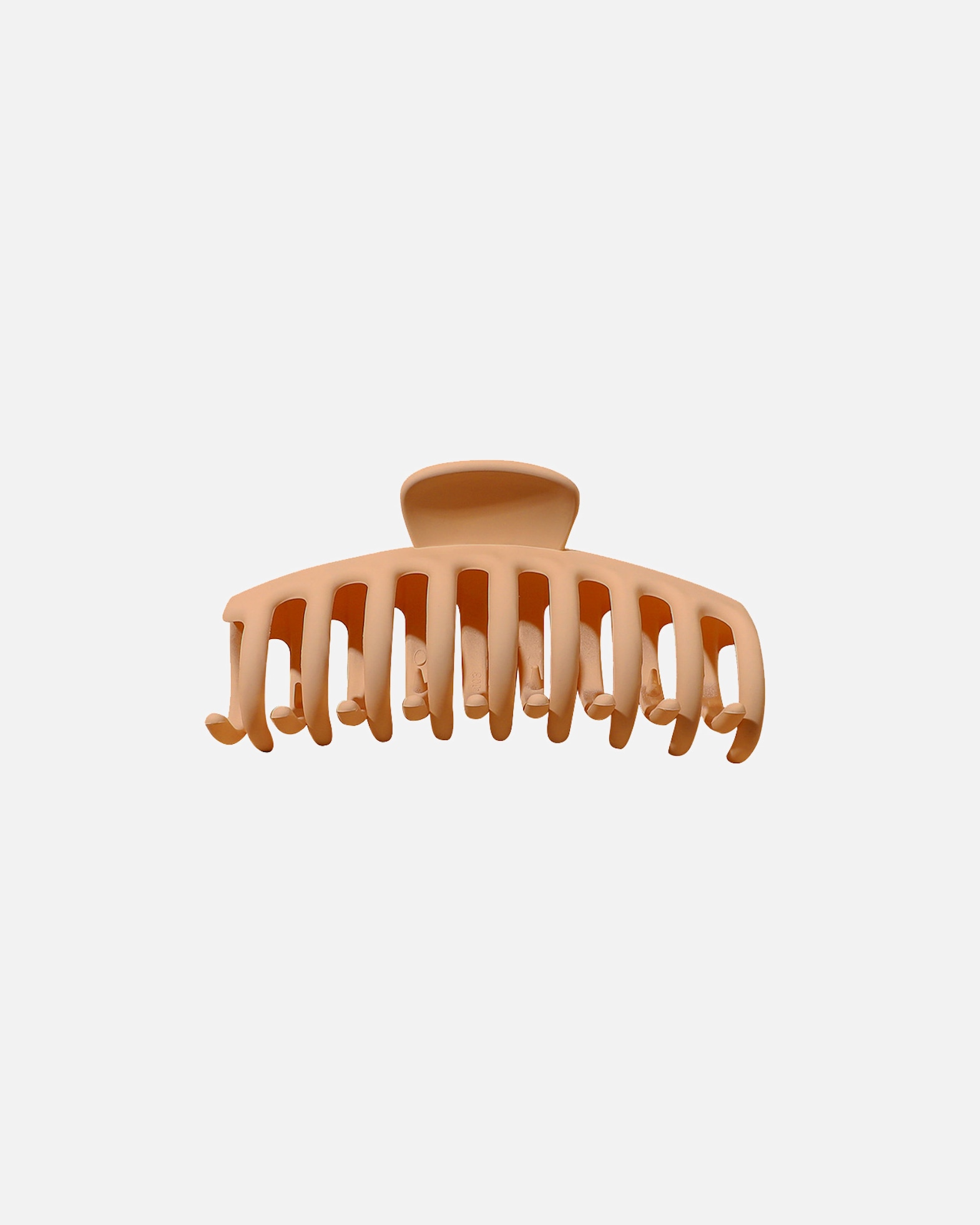 Spinka do włosów dla Unisex SOHO SOHO duża matowa spinka klamra do włosów banan - beżowa Beżowy