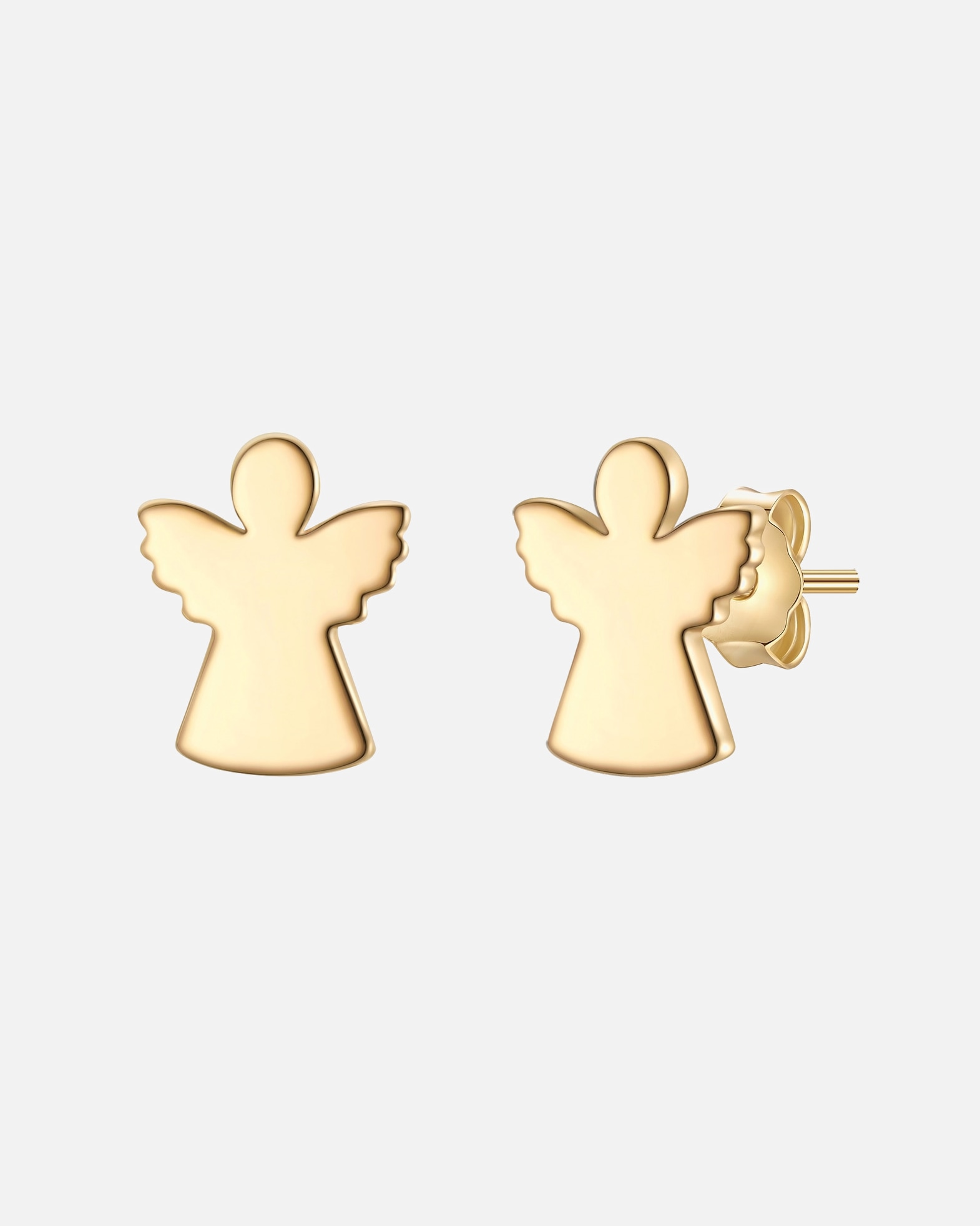 Kolczyki dla Kobieta Glanzstücke München Kolczyki Aniol ze Srebra Sterling w zlocie 7,9 mm