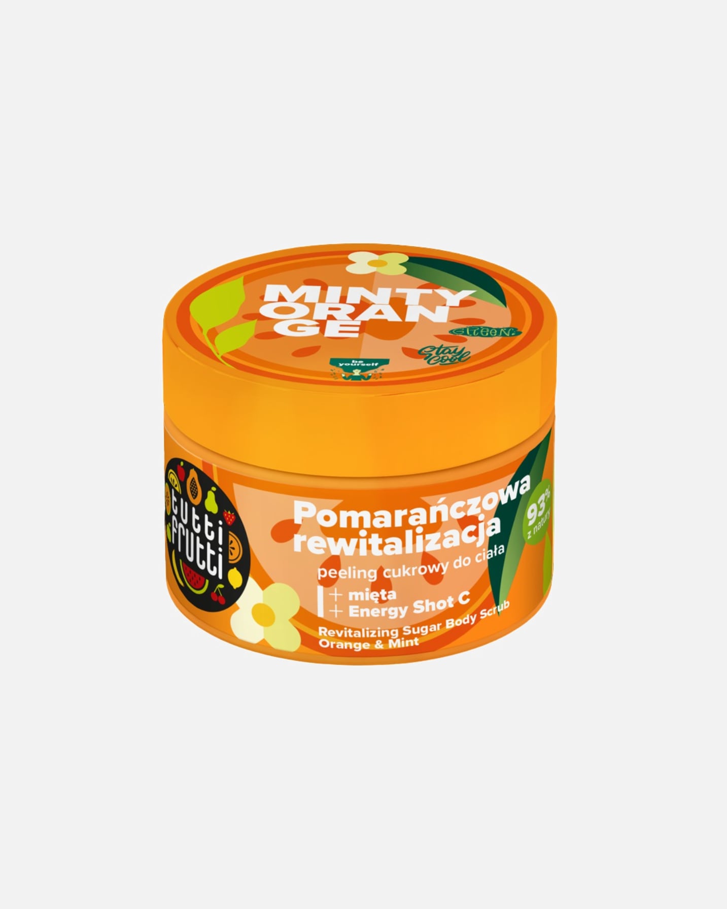 Peeling do ciała dla Kobieta Farmona Tutti Frutti - Pomarańcza i Mięta + Energy Shot C 300 g