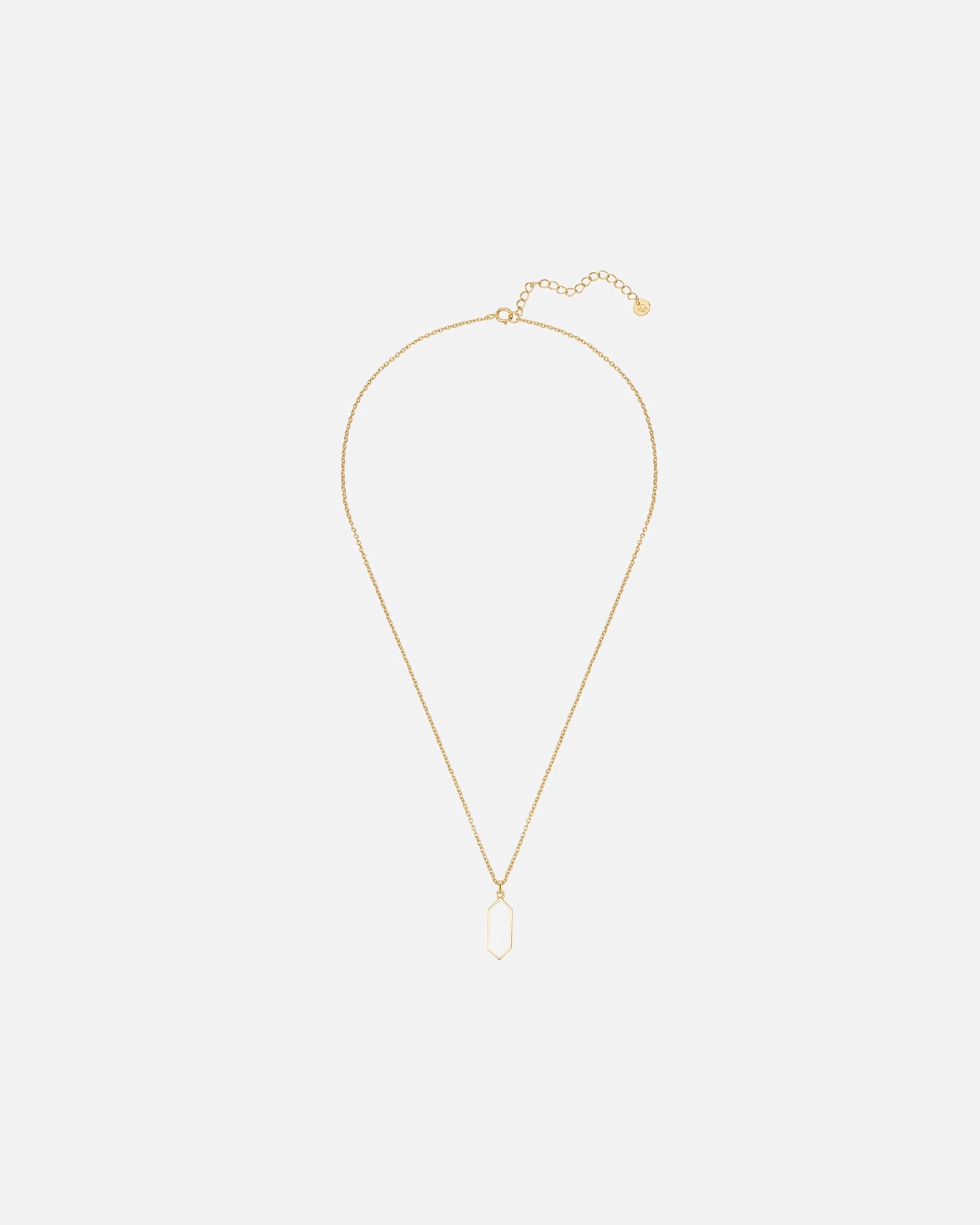 Naszyjnik dla Kobieta Glanzstücke München Łańcuszek Srebro wysokiej próby Żółte złoto 40,0 cm Basiskette + 5,0 cm Verlängerung